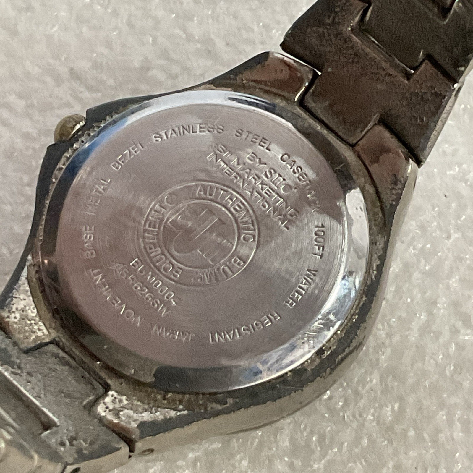 Authentic BUM Equipment Watch Blue Face WR 100M Date - Image 6