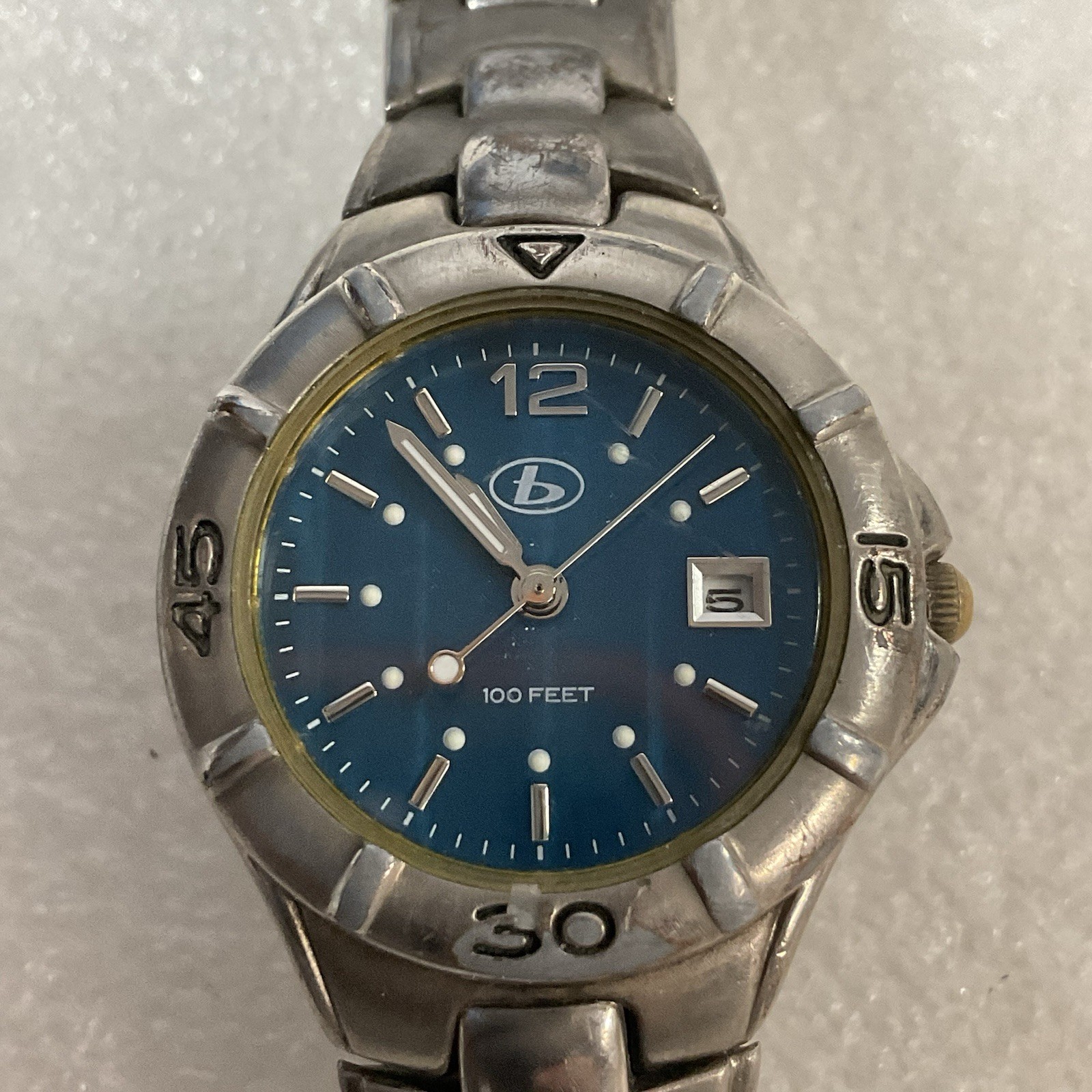 Authentic BUM Equipment Watch Blue Face WR 100M Date - Image 17