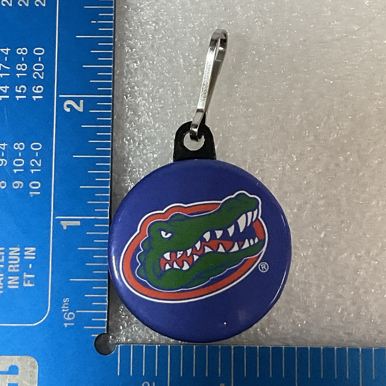 Florida Gators 1.75" Button Zipper Pull Keychain Fob GnuCollectibles - Image 8