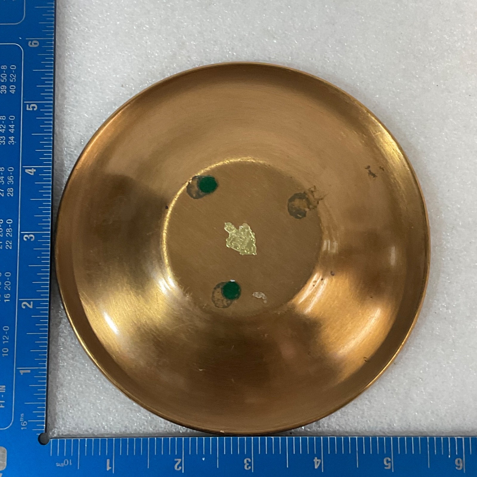 1959 SCCA Golden West Rally Navigator 10th Place Metal Tray 5in - Image 6
