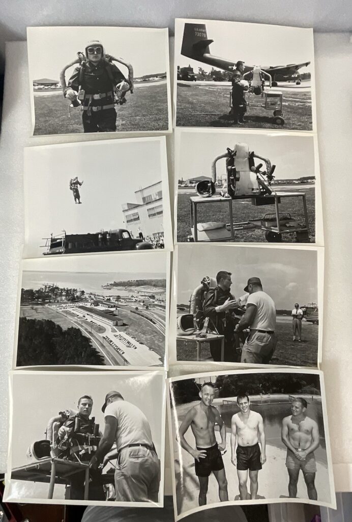 Rocket Man Harold Hal Graham Jetpack 8x10 Photo Lot Fort Eustis Army VTOL - Image 1
