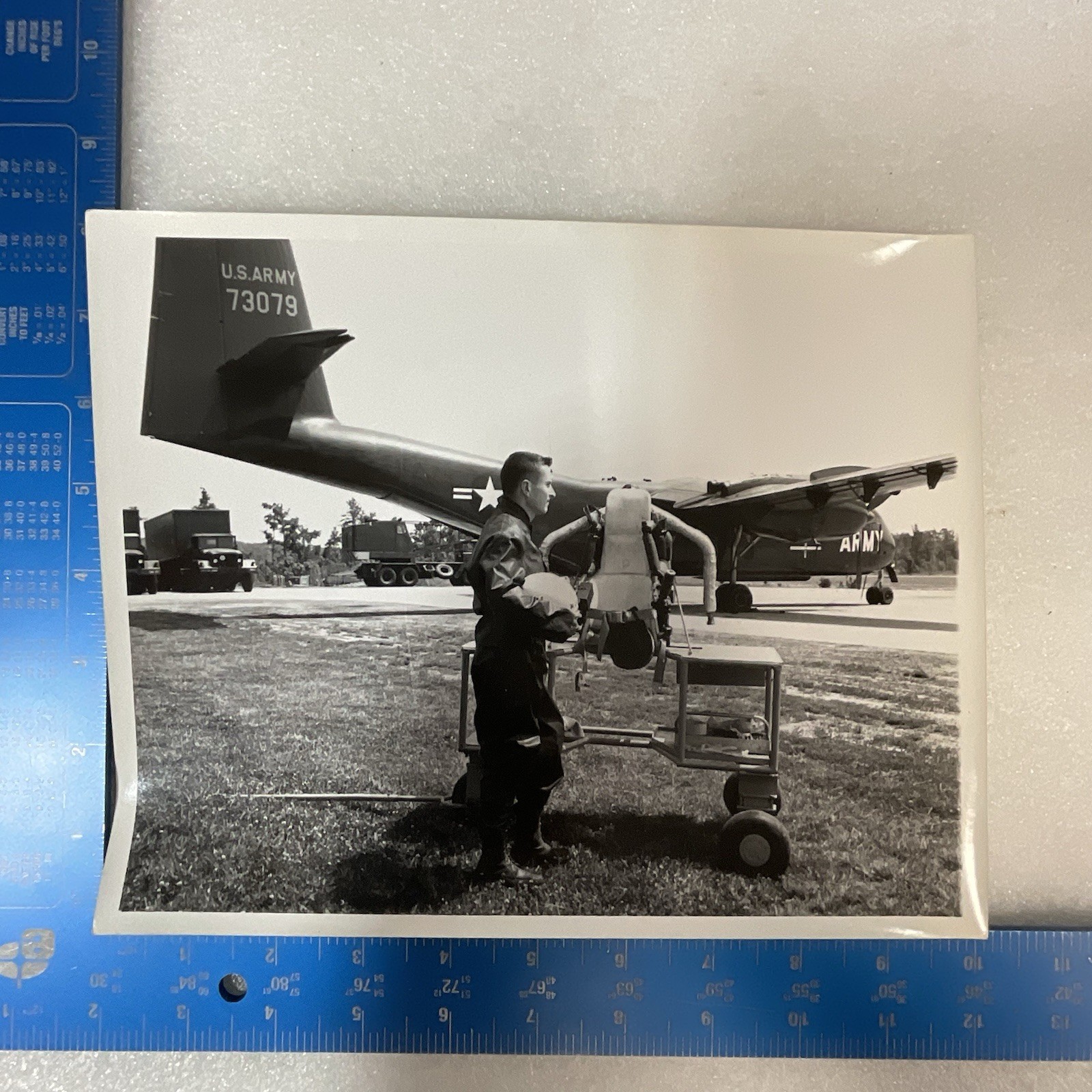 Rocket Man Harold Hal Graham Jetpack 8x10 Photo Lot Fort Eustis Army VTOL - Image 11