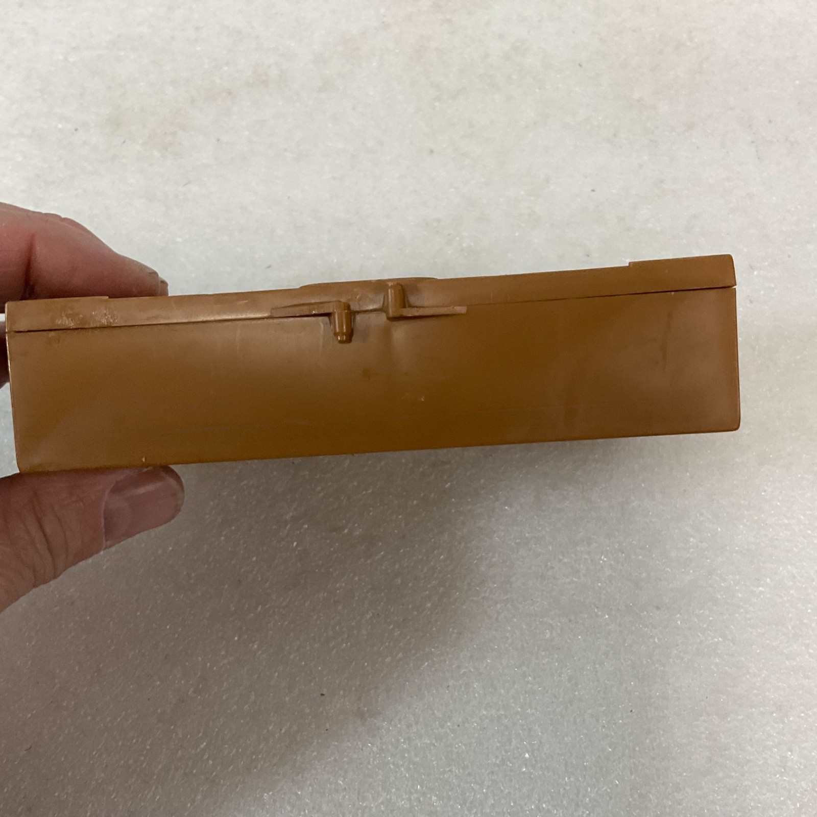 Marx Miniature Toy Gun Case Plastic Box Empty 5in Brown - Image 7