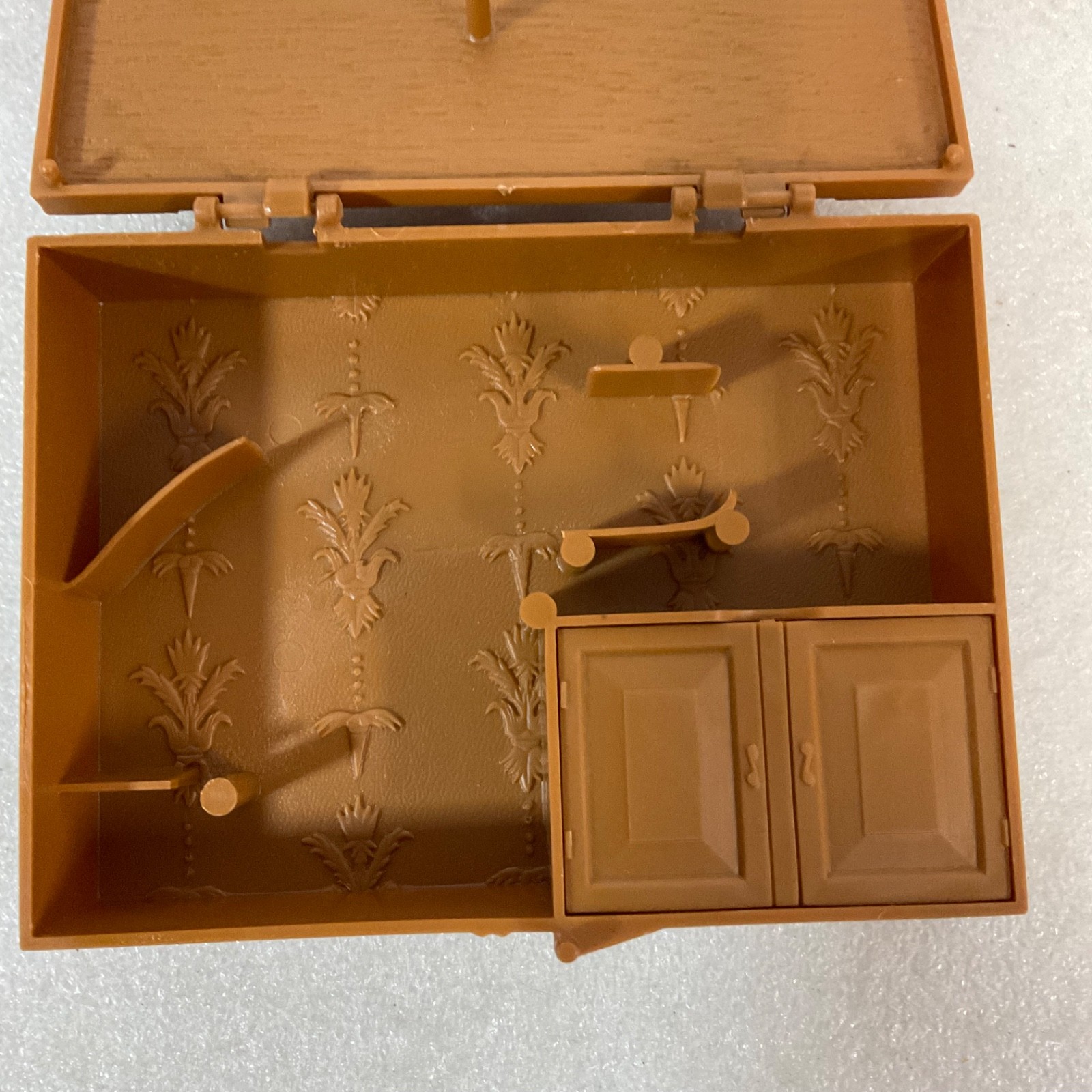 Marx Miniature Toy Gun Case Plastic Box Empty 5in Brown - Image 13