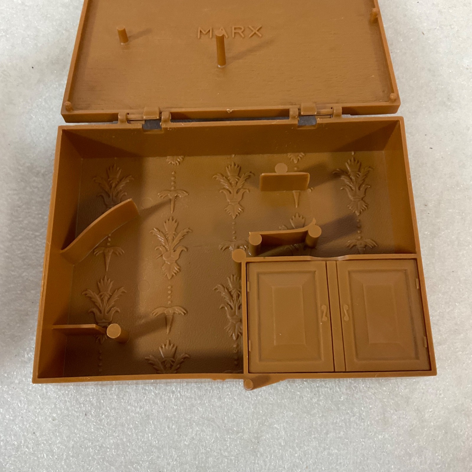 Marx Miniature Toy Gun Case Plastic Box Empty 5in Brown - Image 16