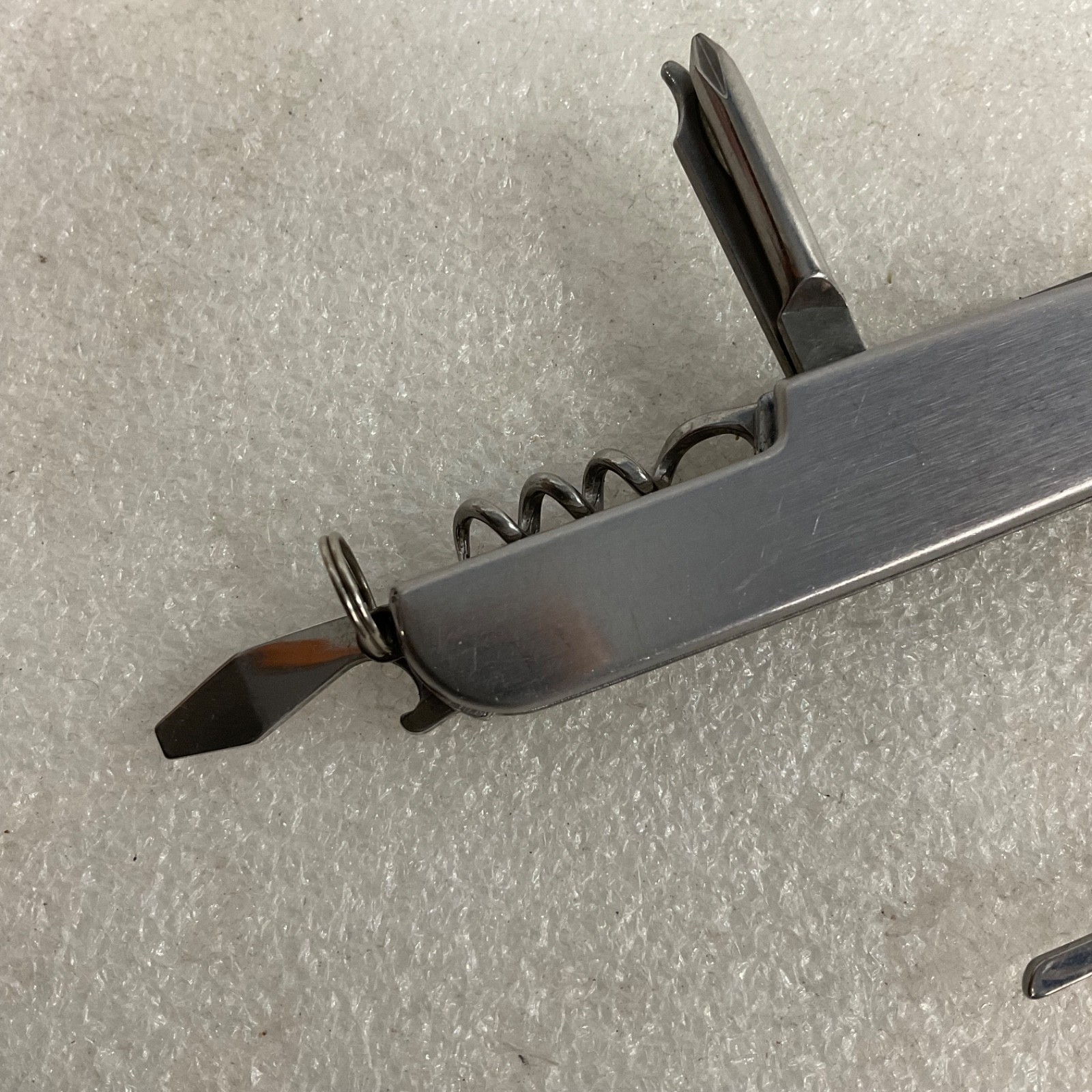 Davis Instruments Stainless Pocket Knife Multi Tool Hayward CA 3.5 in - Image 8
