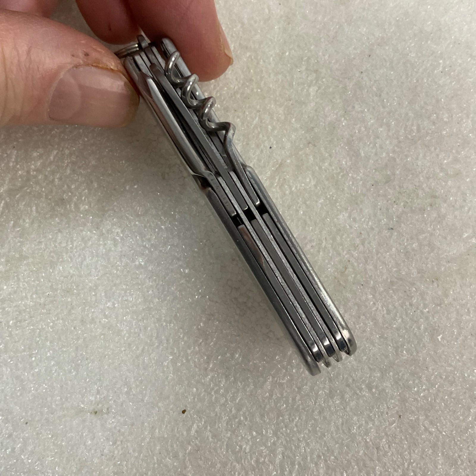 Davis Instruments Stainless Pocket Knife Multi Tool Hayward CA 3.5 in - Image 12