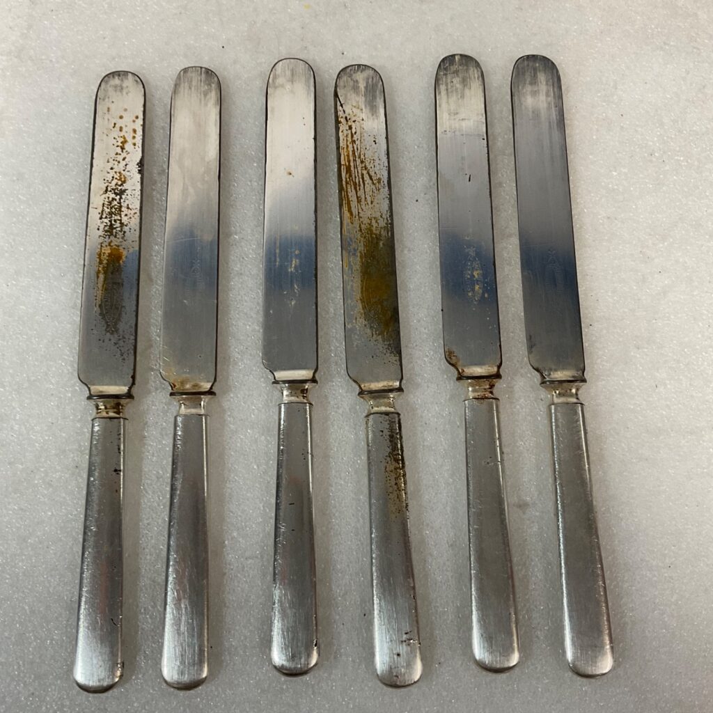 1847 Rogers Bros A1 Knife Lot 6pc Silver Tone Flatware 8.75in - Image 1