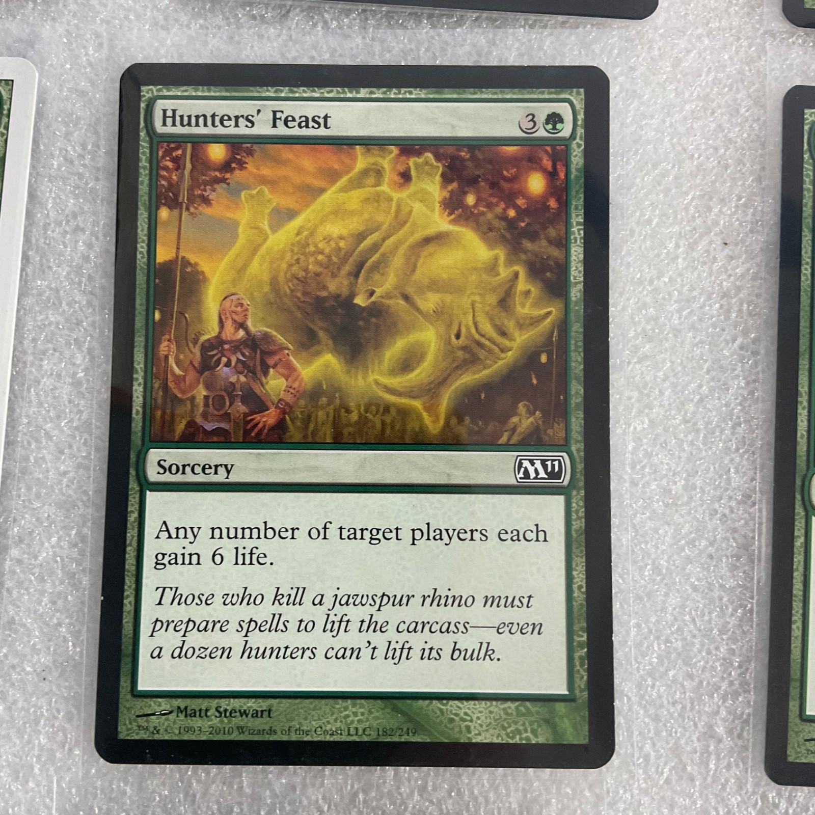 MTG 20 Card Green Lot Hornet Sting Hunters Feast Howling Wolf Mixed Sets - Image 9
