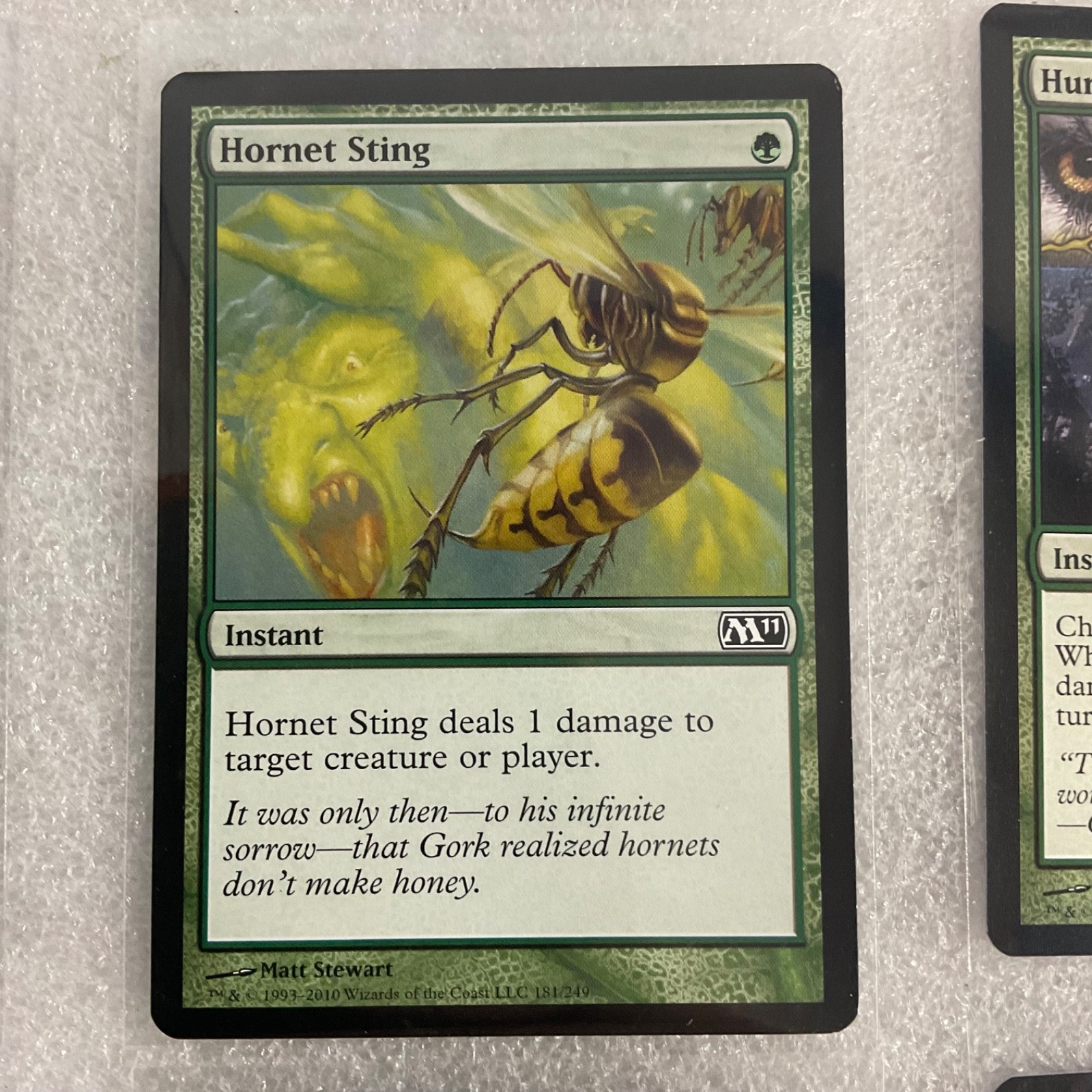 MTG 20 Card Green Lot Hornet Sting Hunters Feast Howling Wolf Mixed Sets - Image 11