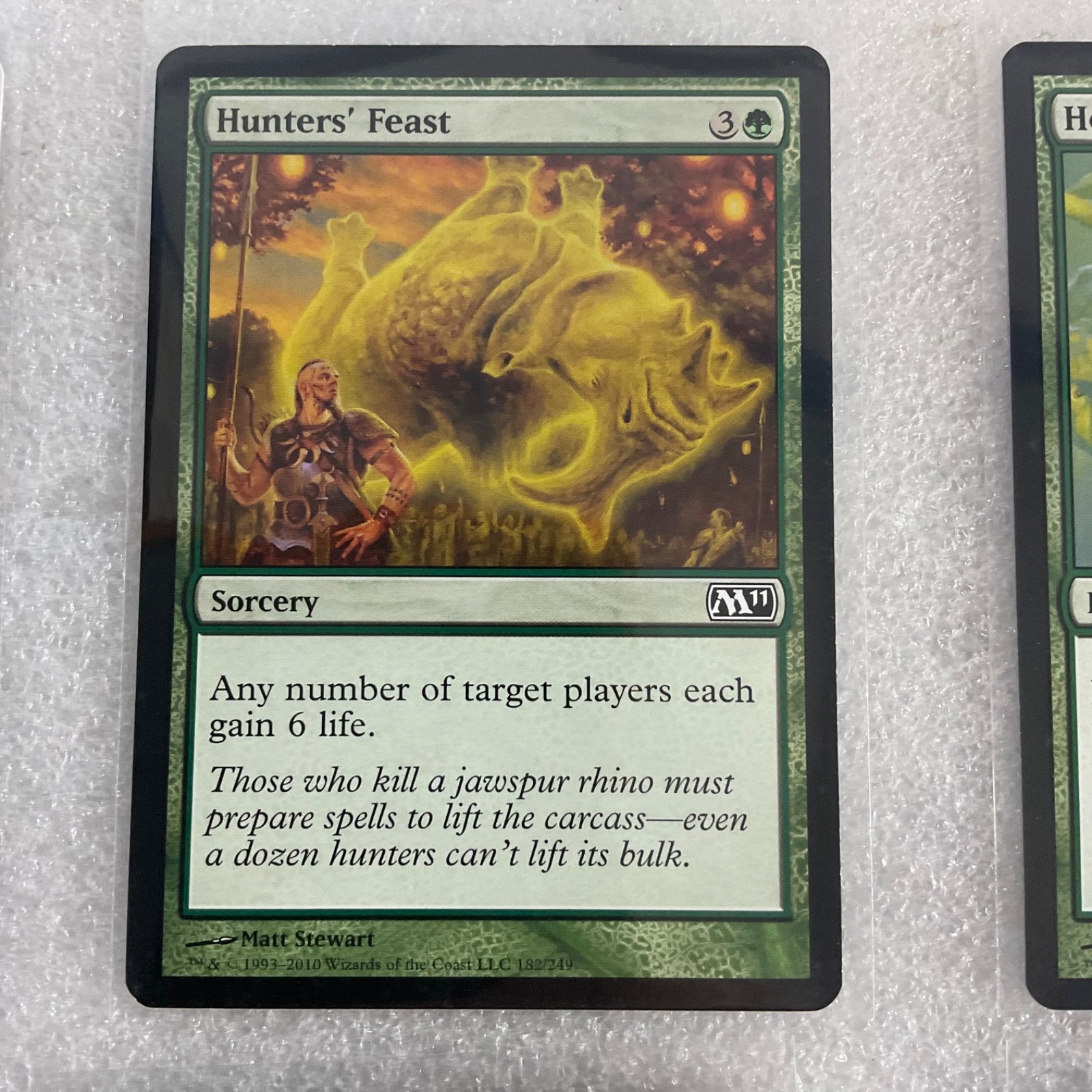 MTG 20 Card Green Lot Hornet Sting Hunters Feast Howling Wolf Mixed Sets - Image 10