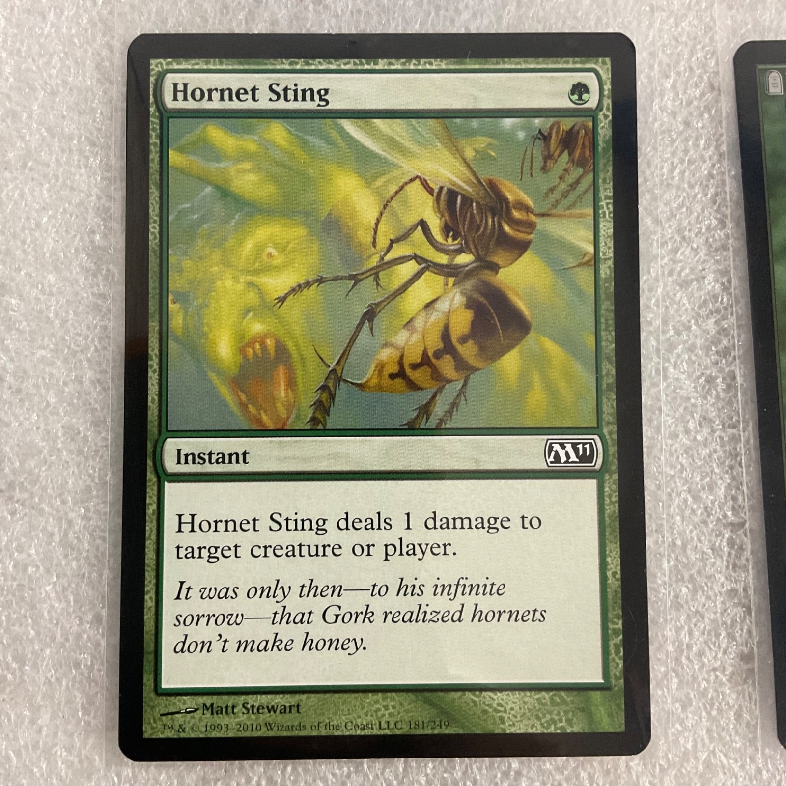 MTG 20 Card Green Lot Hornet Sting Hunters Feast Howling Wolf Mixed Sets - Image 13