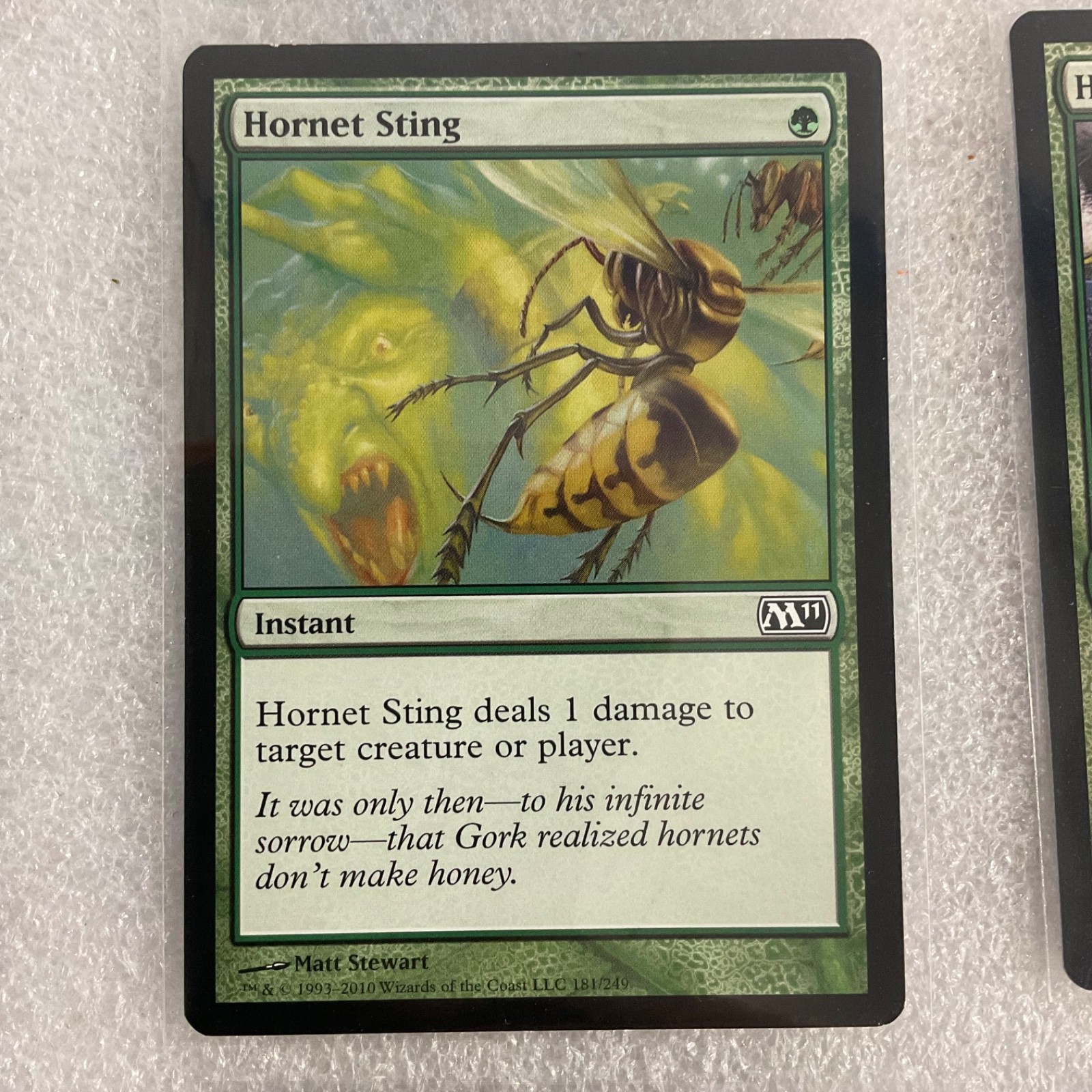 MTG 20 Card Green Lot Hornet Sting Hunters Feast Howling Wolf Mixed Sets - Image 12