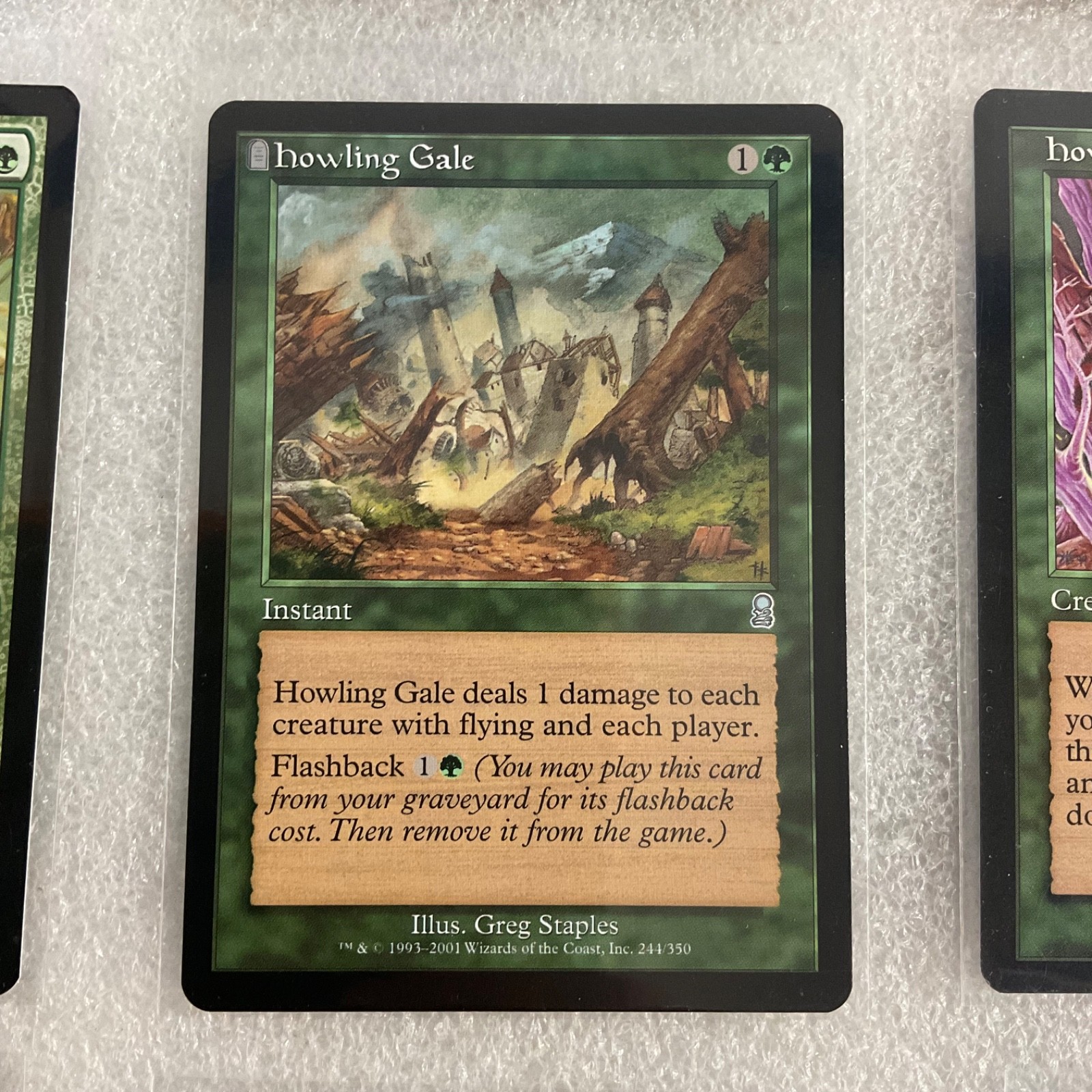 MTG 20 Card Green Lot Hornet Sting Hunters Feast Howling Wolf Mixed Sets - Image 17
