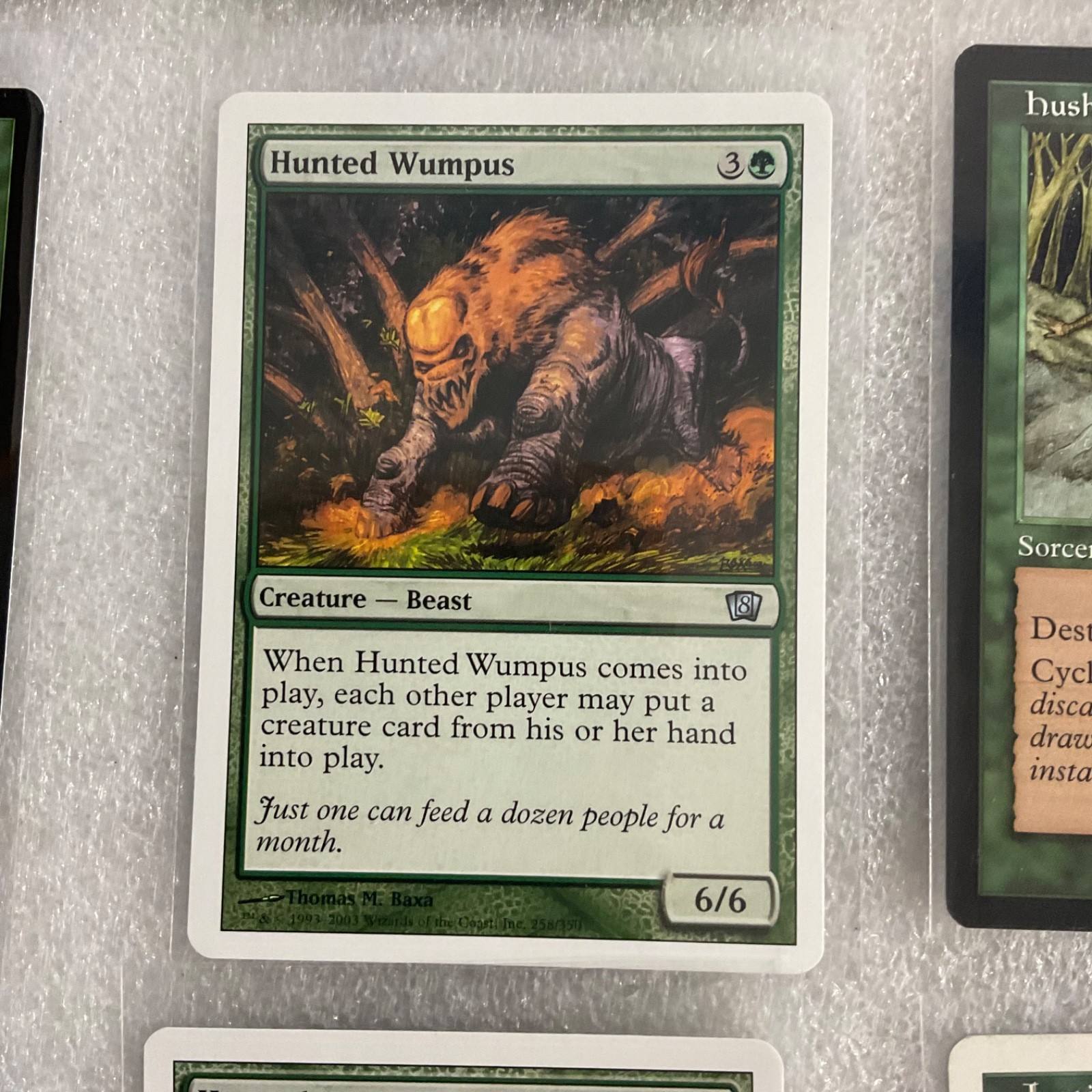 MTG 20 Card Lot Green Mixed Sets Hunted Wumpus Ivy Elemental - Image 9