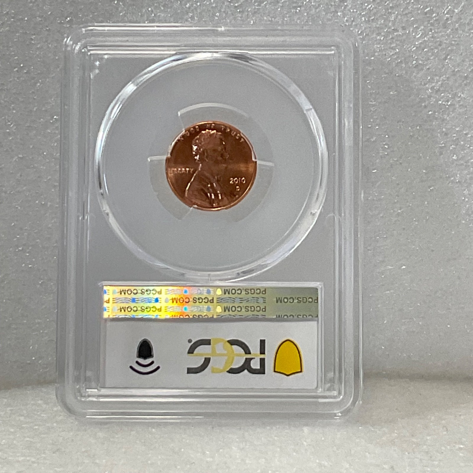 2010-D 1C Lincoln Shield Cent PCGS MS65RD Gold Shield Cert#53076130 - Image 7