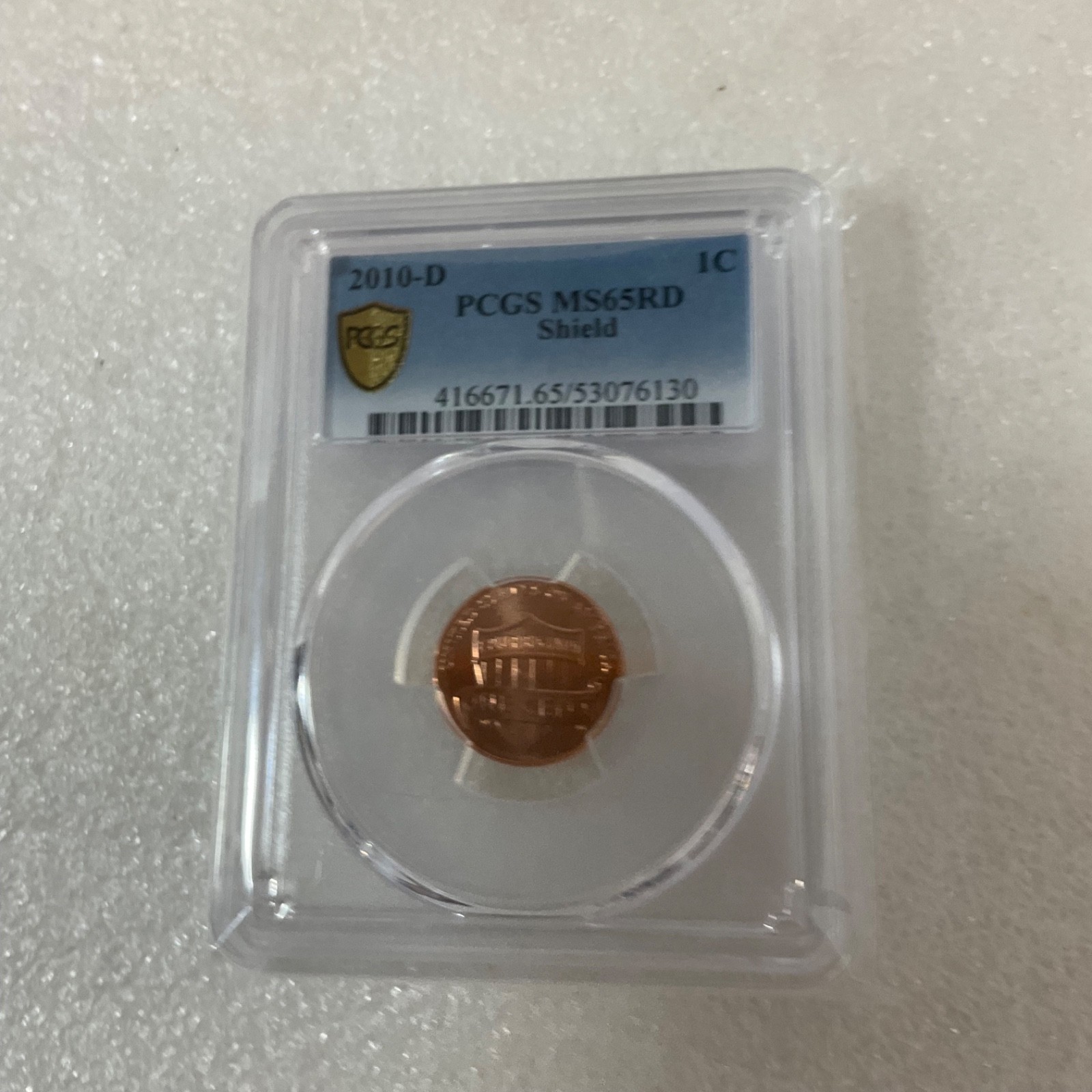 2010-D 1C Lincoln Shield Cent PCGS MS65RD Gold Shield Cert#53076130 - Image 18