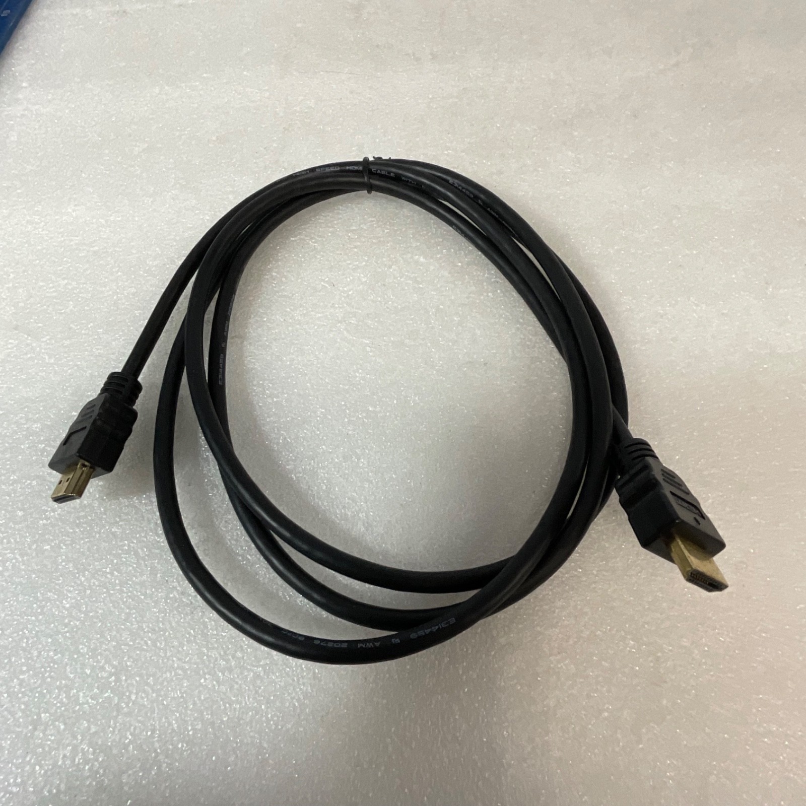 6 ft High Speed HDMI Cable with Ethernet Black Male to Male - Image 1