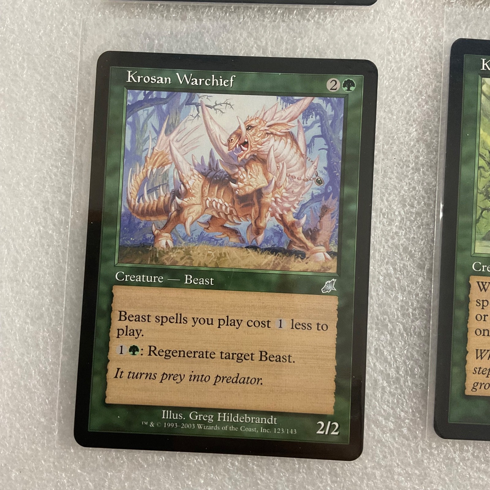 MTG 20 Card Green Lot Krosan Tusker Llanowar Elves Mixed Sets - Image 6