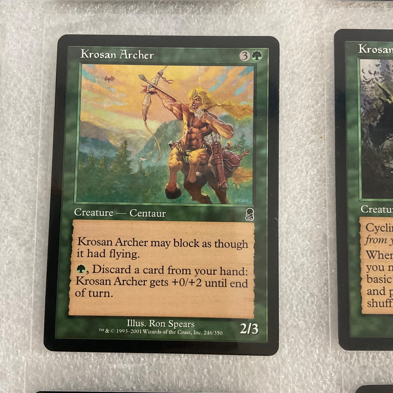 MTG 20 Card Green Lot Krosan Tusker Llanowar Elves Mixed Sets - Image 9