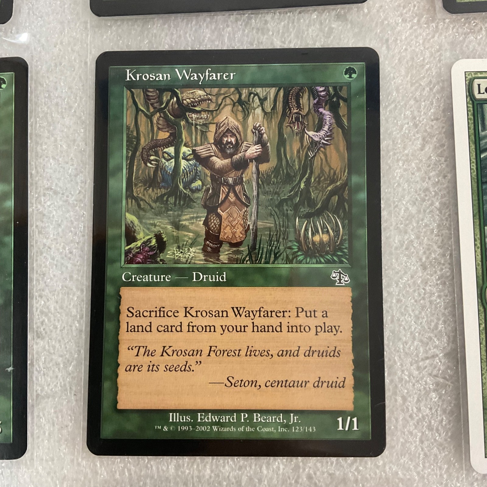MTG 20 Card Green Lot Krosan Tusker Llanowar Elves Mixed Sets - Image 16
