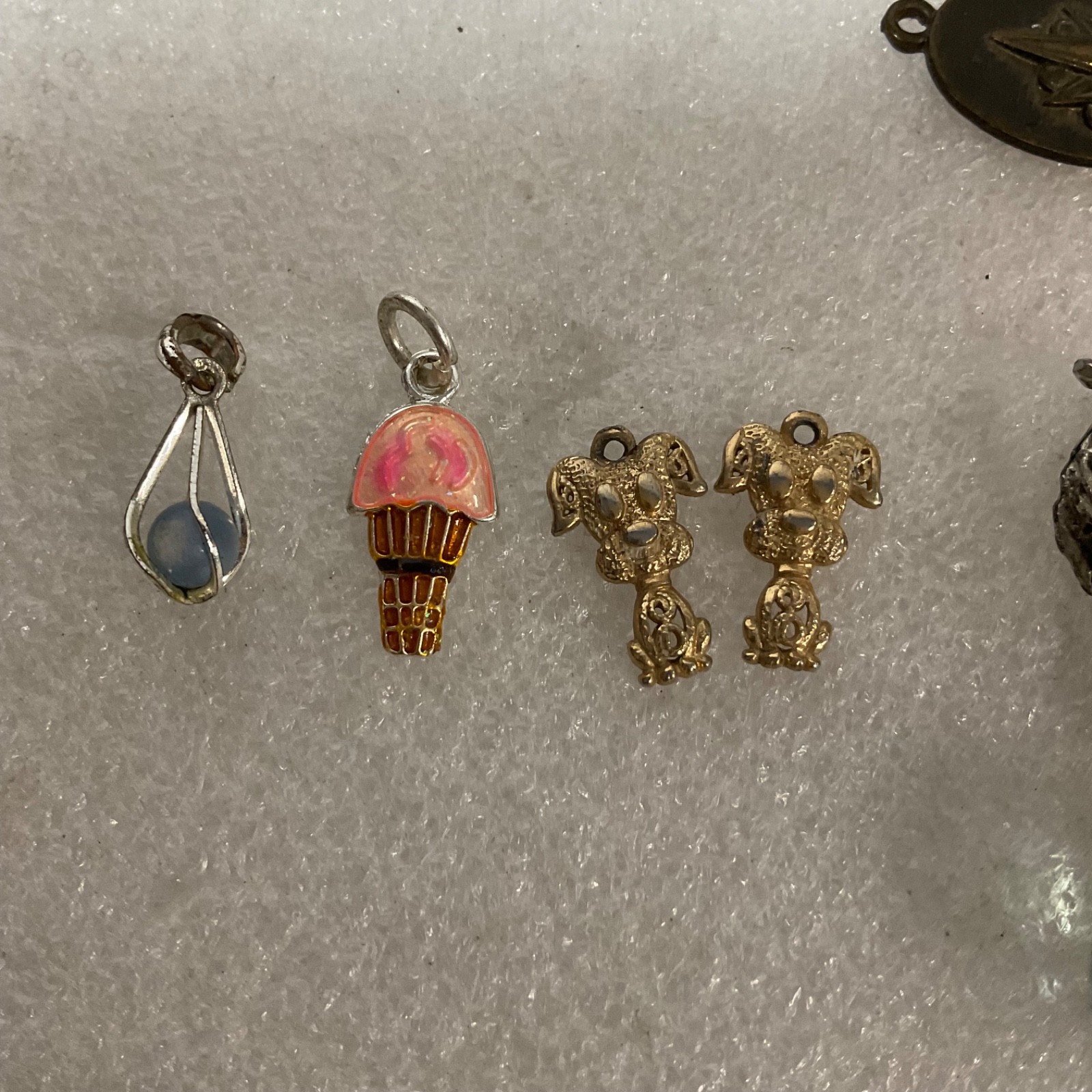Vintage Modern Pendant Lot Owl Mermaid Angel Heart Shell Dog Charm Jewelry - Image 2