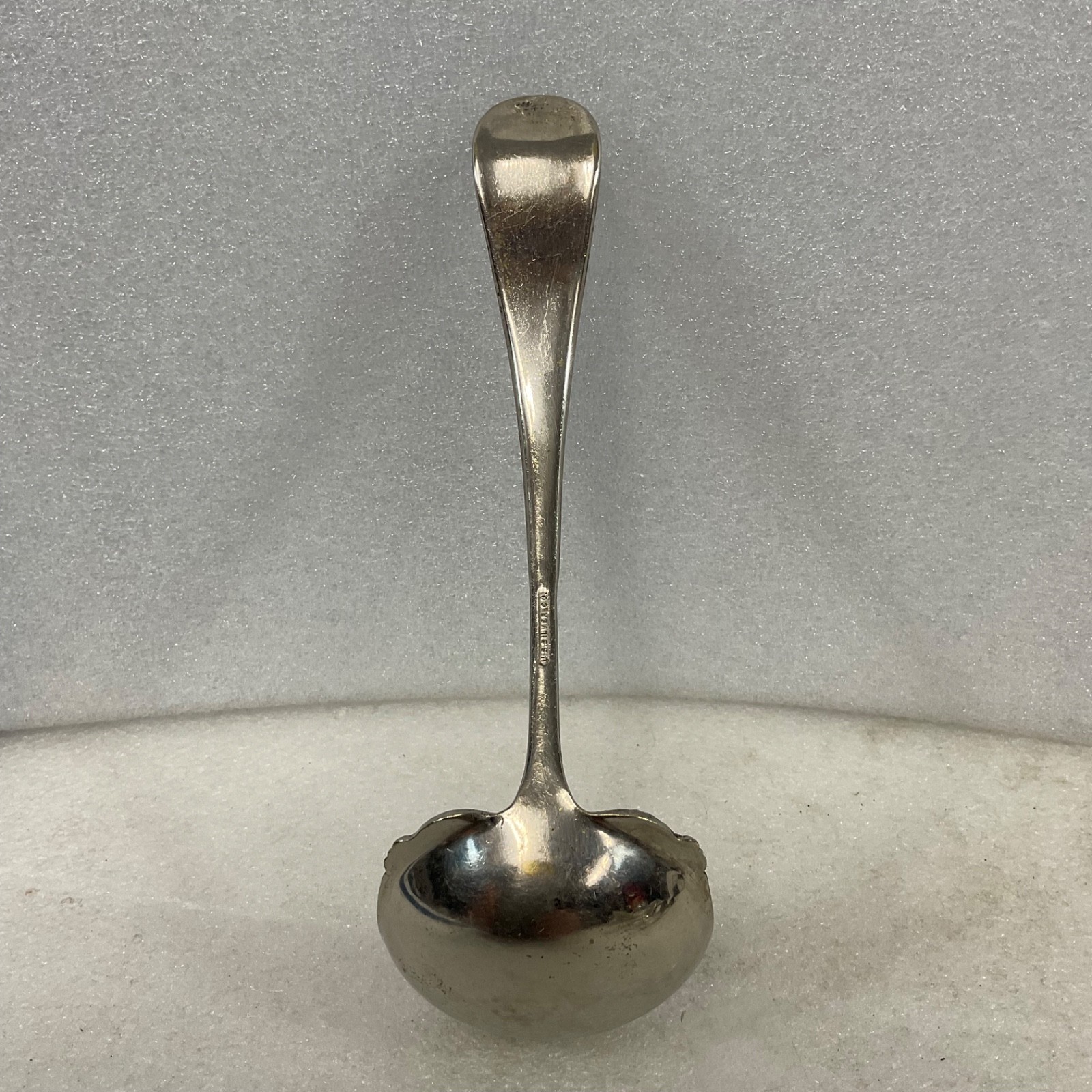 U.S. Silver Co Ladle 7in Shell Handle Silver Tone Gravy Sauce Spoon - Image 2
