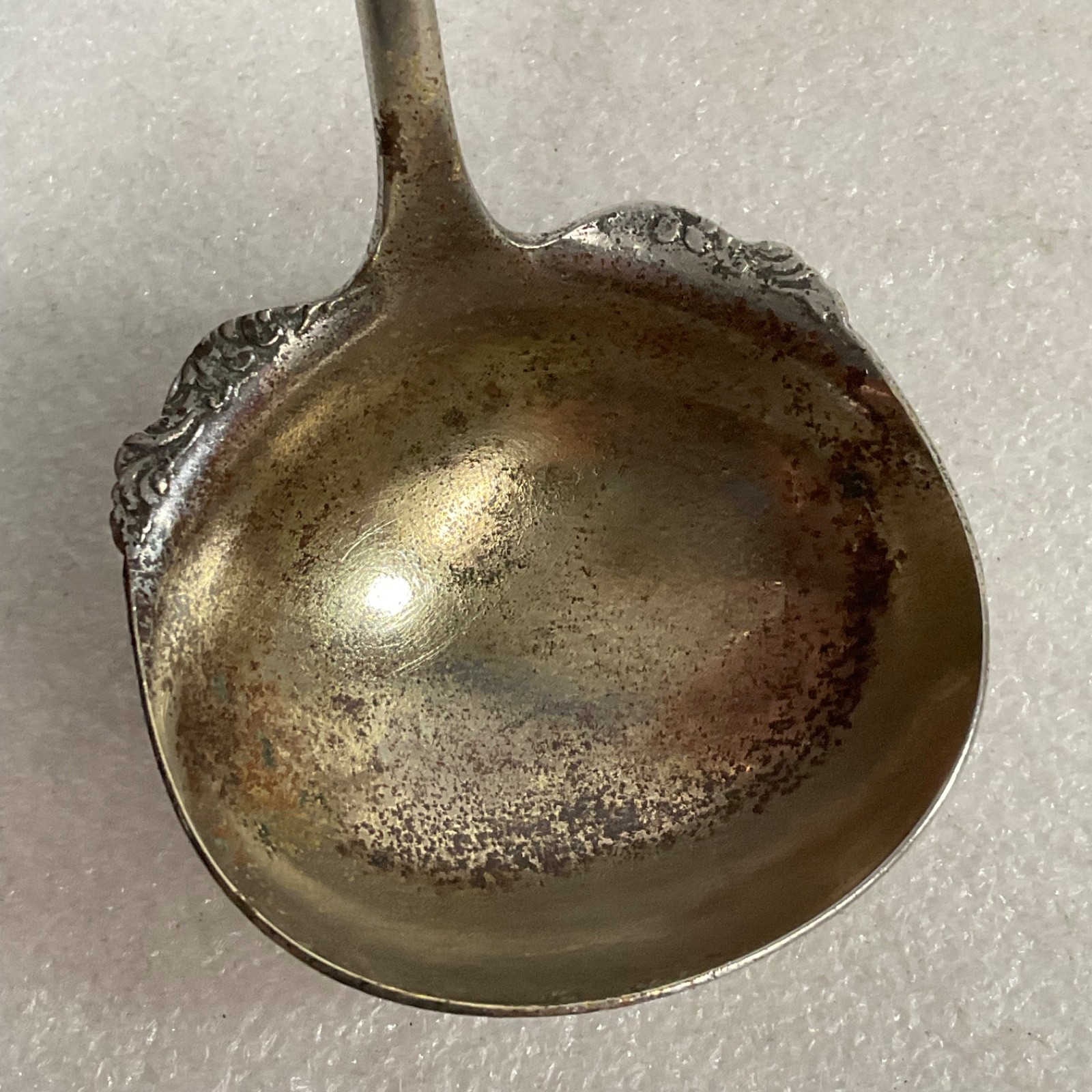U.S. Silver Co Ladle 7in Shell Handle Silver Tone Gravy Sauce Spoon - Image 5