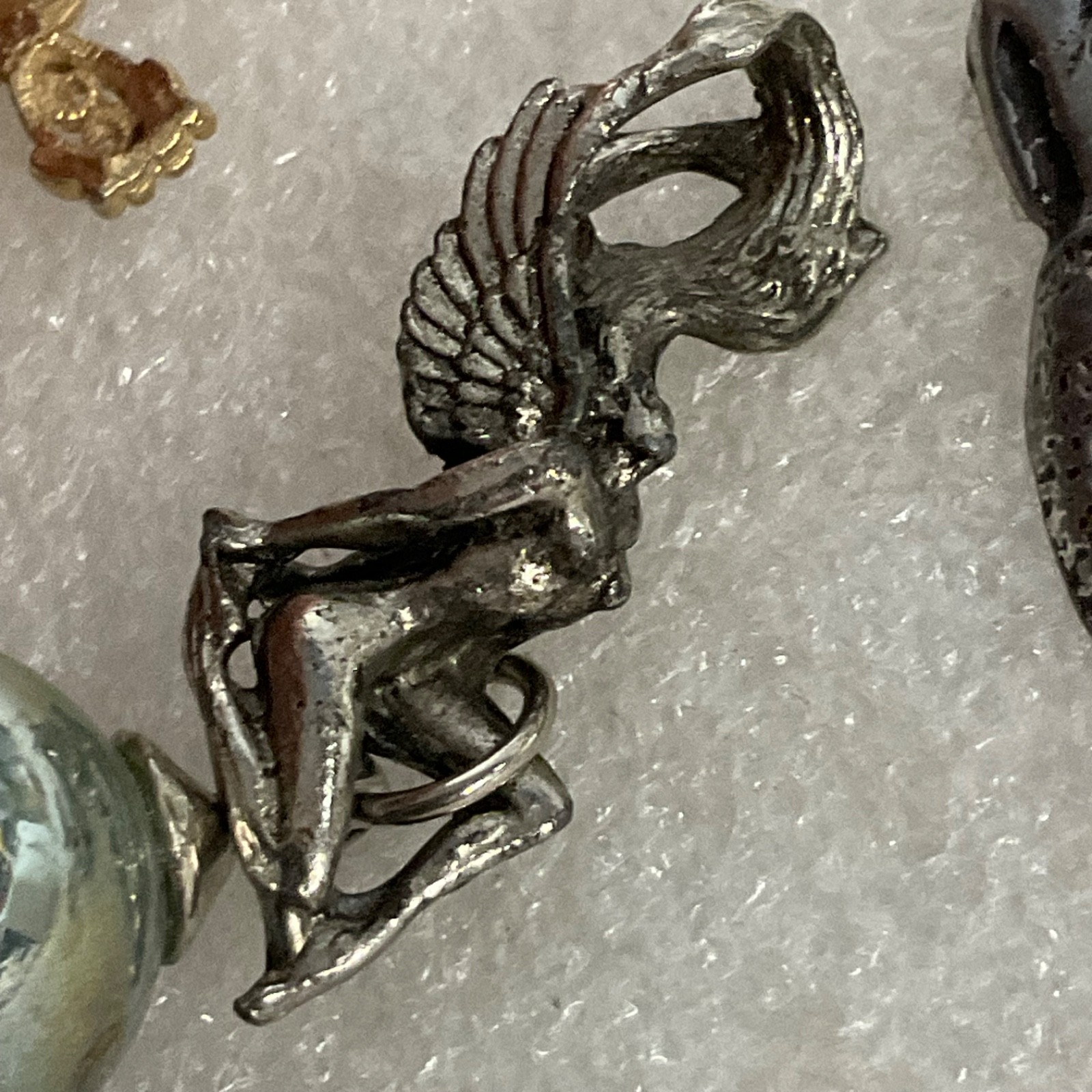 Vintage Modern Pendant Lot Owl Mermaid Angel Heart Shell Dog Charm Jewelry - Image 17