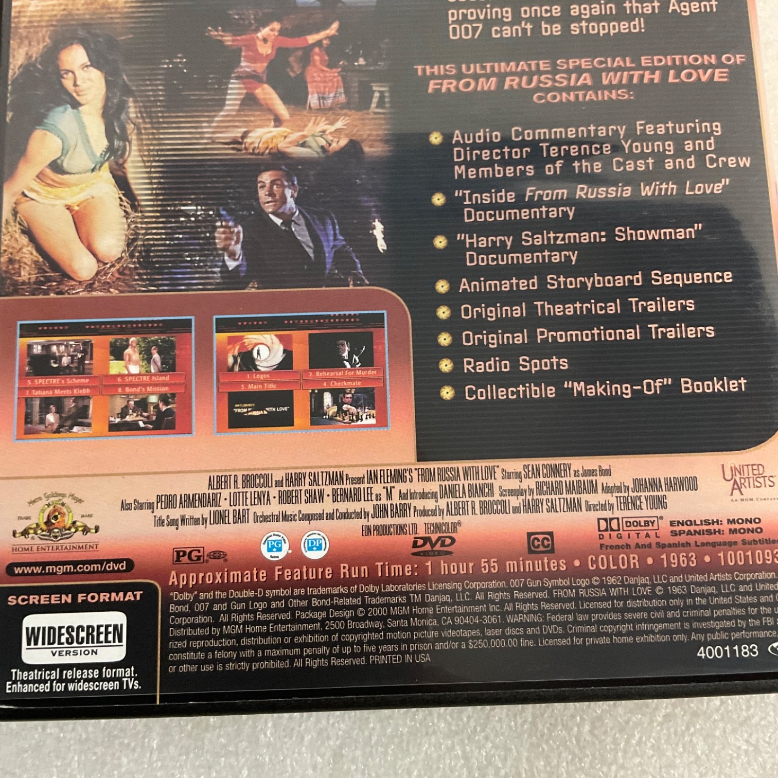 From Russia With Love DVD Special 007 Edition Sean Connery Widescreen - Image 12
