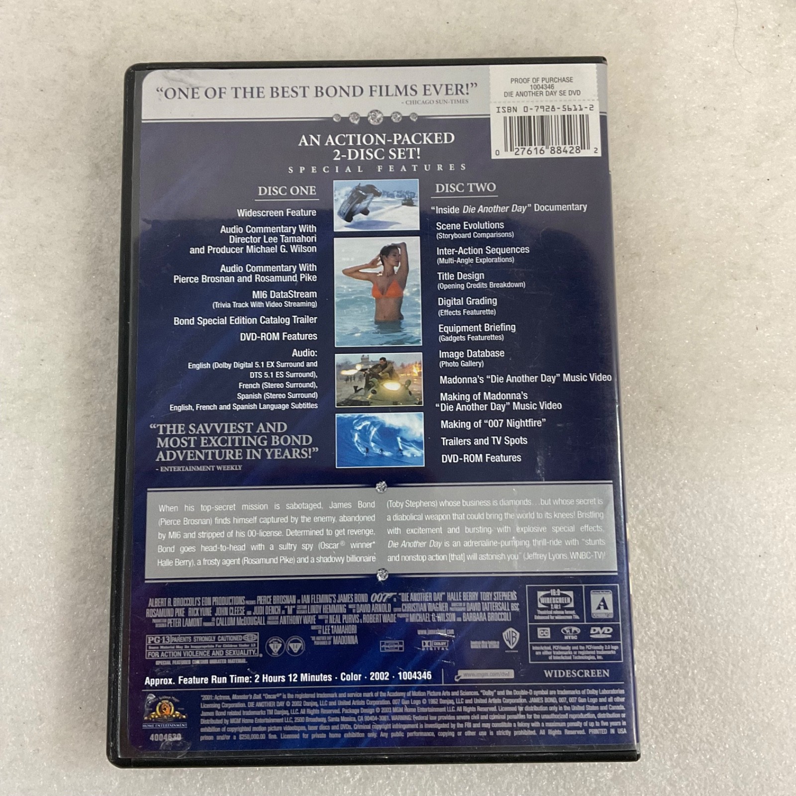 Die Another Day DVD 2-Disc Widescreen Special Edition Pierce Brosnan - Image 2