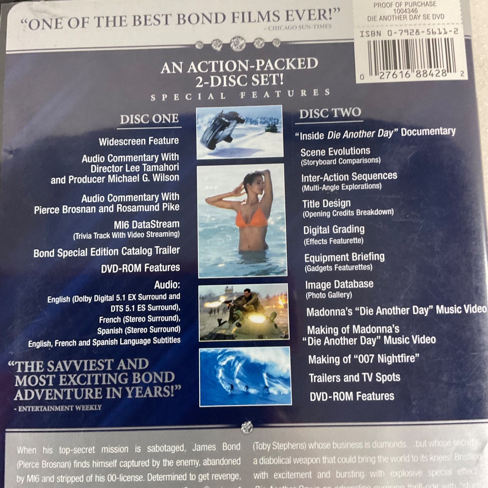 Die Another Day DVD 2-Disc Widescreen Special Edition Pierce Brosnan - Image 8