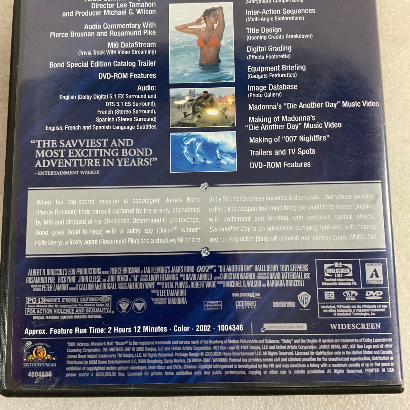 Die Another Day DVD 2-Disc Widescreen Special Edition Pierce Brosnan - Image 9