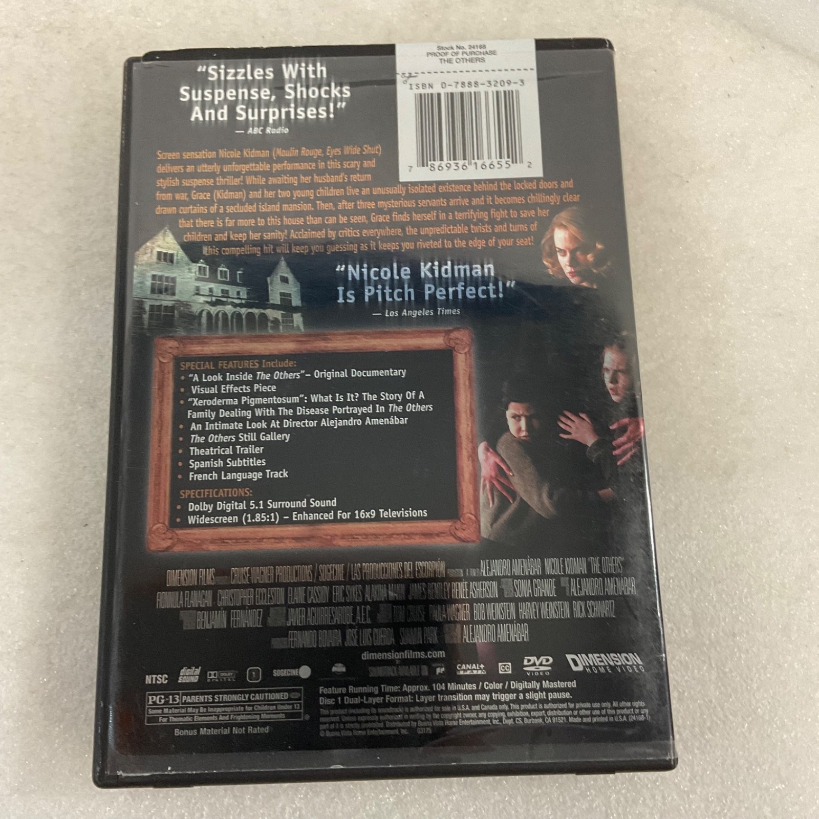 The Others DVD Dimension Collector's Series Nicole Kidman 2-Disc Widescreen - Image 2