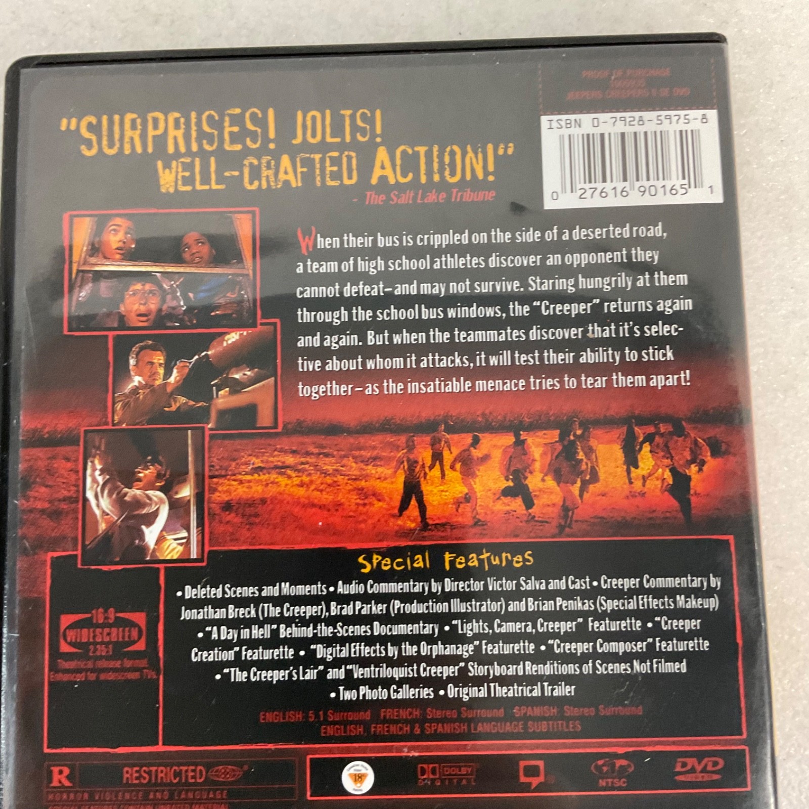 Jeepers Creepers 2 DVD Special Edition Widescreen Ray Wise Horror 2003 - Image 4