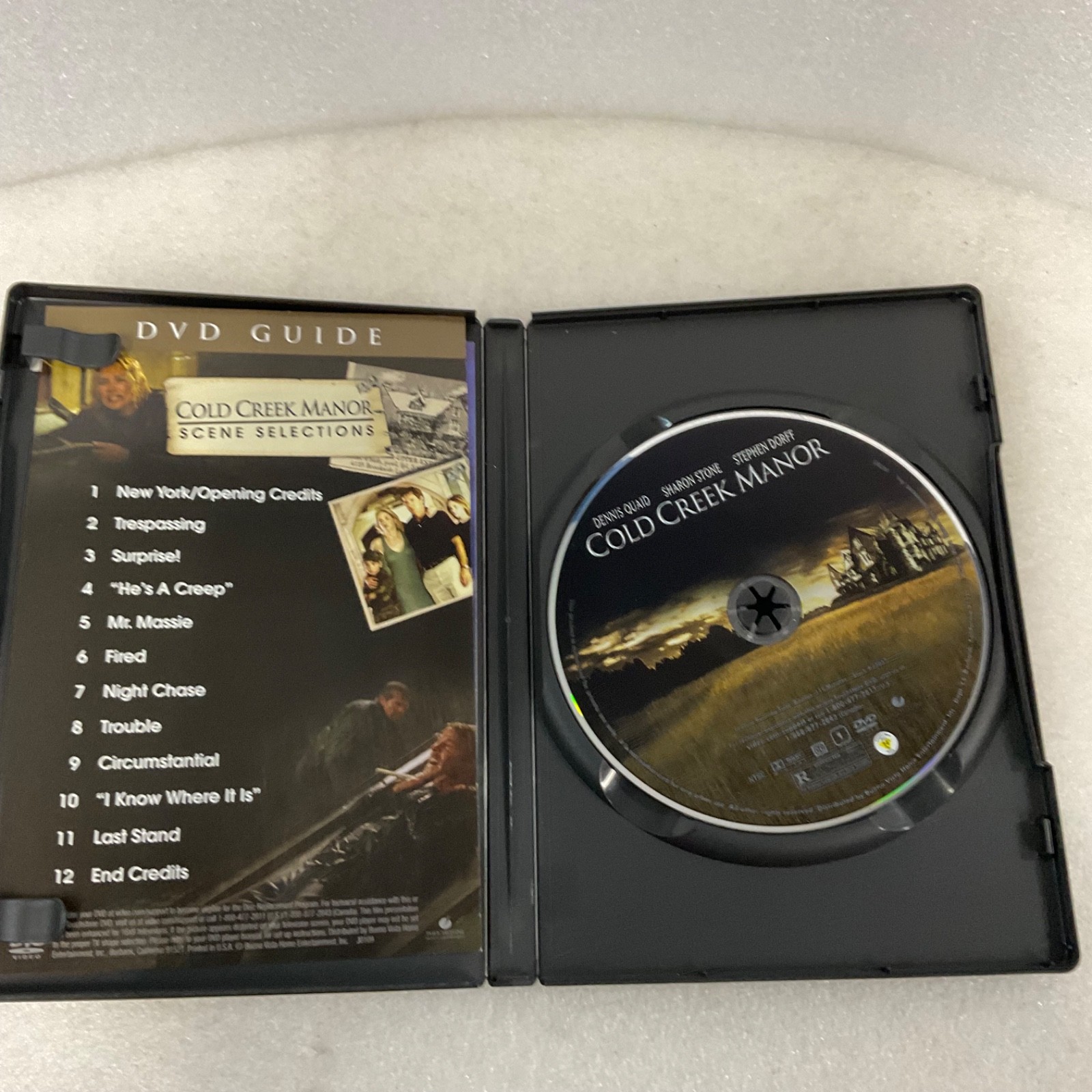 Cold Creek Manor DVD Widescreen Dennis Quaid Sharon Stone Stephen Dorff - Image 10