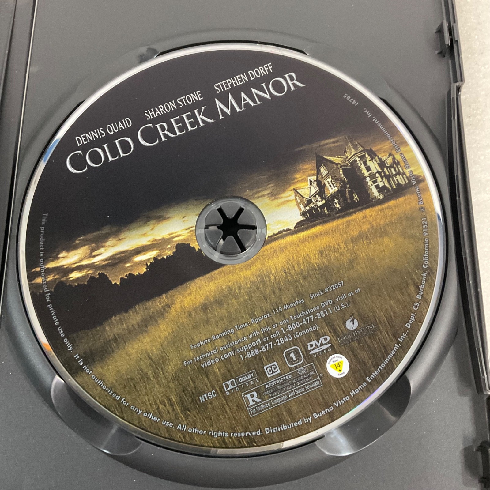 Cold Creek Manor DVD Widescreen Dennis Quaid Sharon Stone Stephen Dorff - Image 12