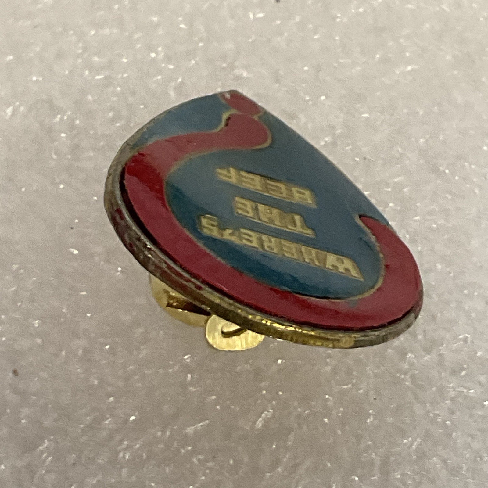 Where’s The Beef Vintage Metal Enamel 1” Pin GnuCollectibles - Image 6