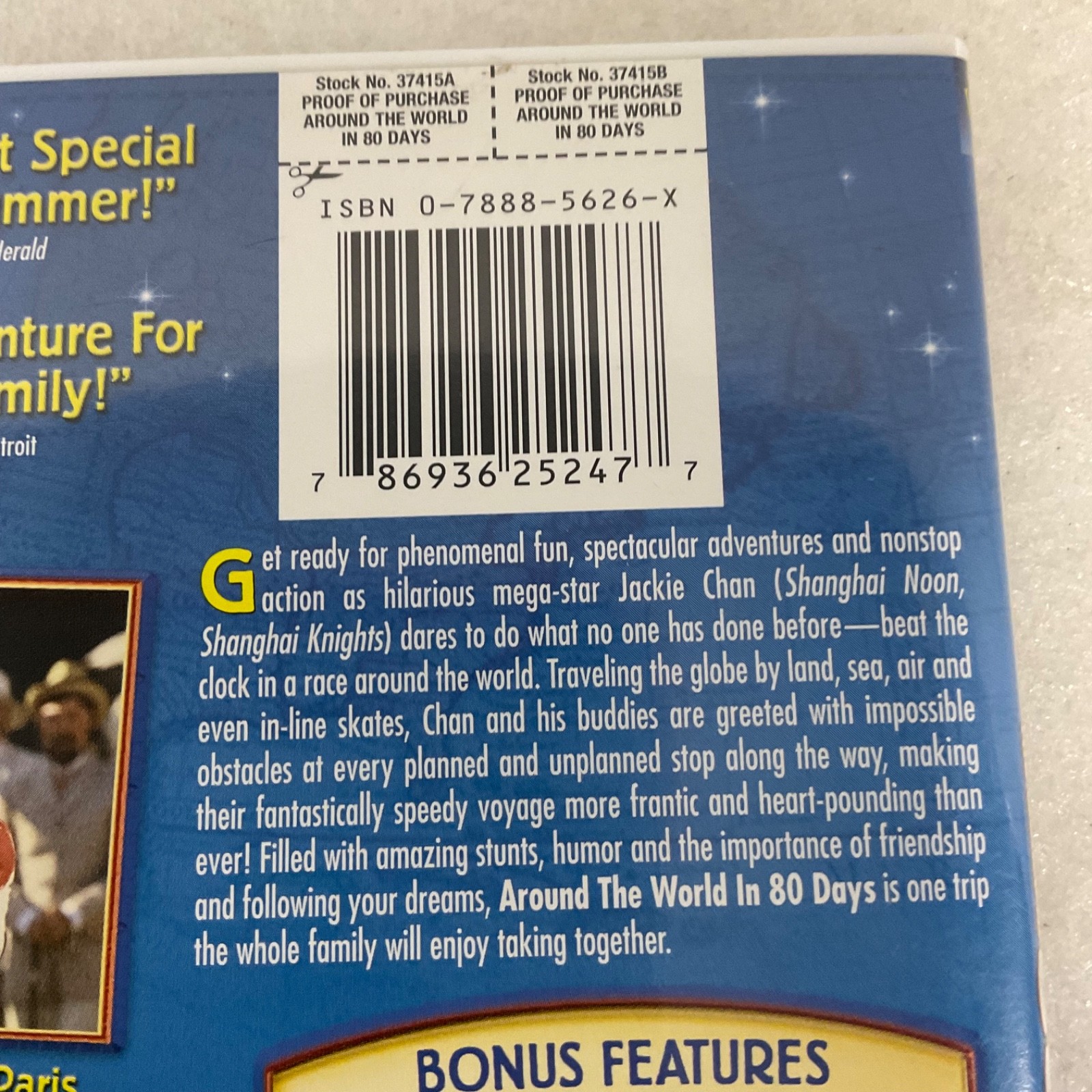 Around the World in 80 Days DVD Widescreen Disney Jackie Chan 2004 PG - Image 3