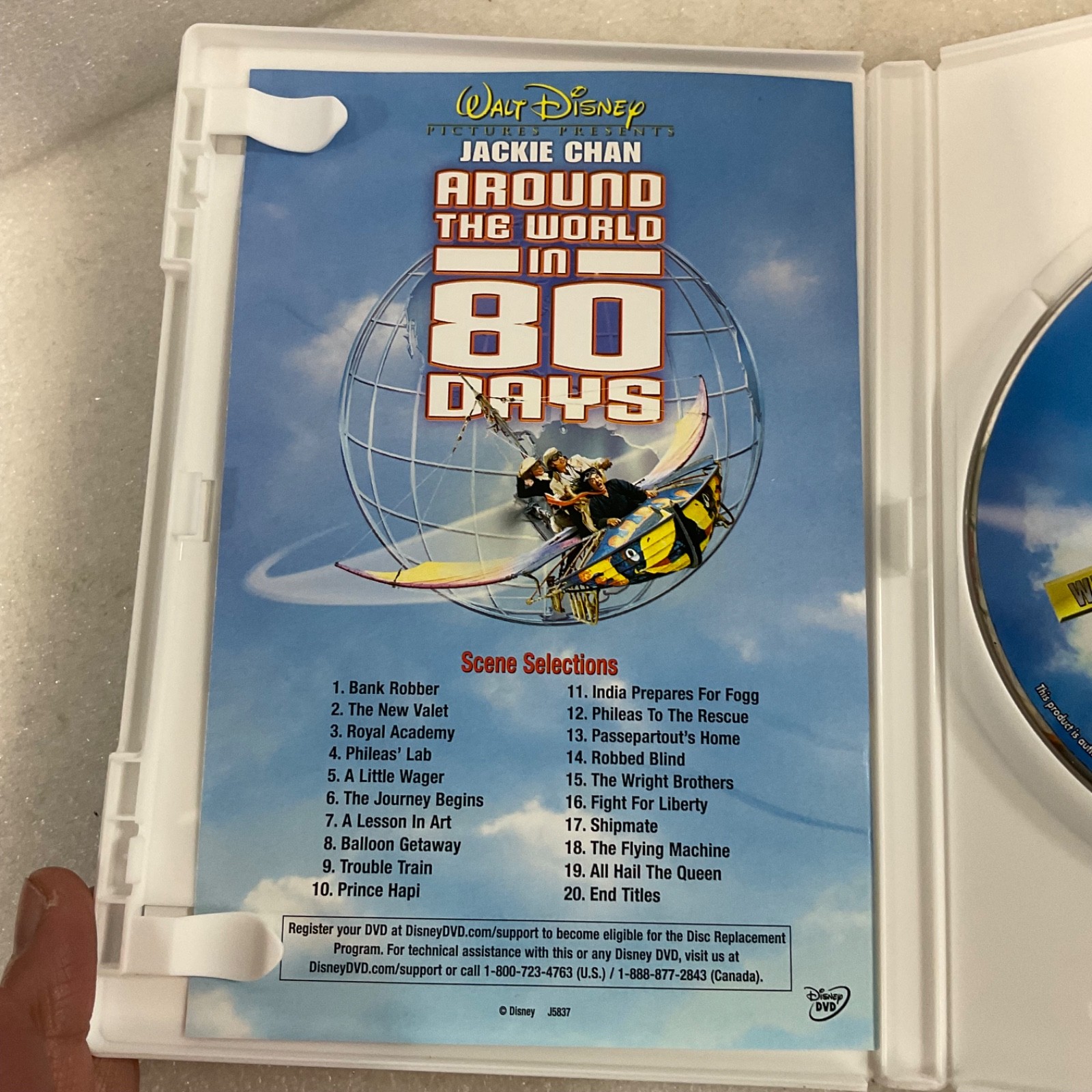 Around the World in 80 Days DVD Widescreen Disney Jackie Chan 2004 PG - Image 11