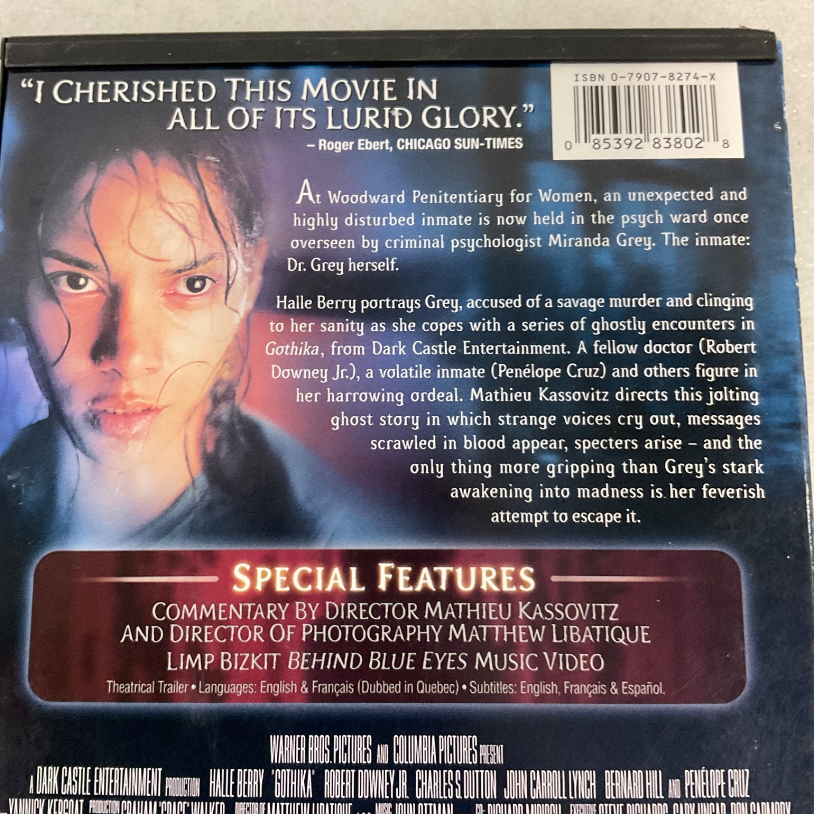 Gothika DVD Widescreen Edition Halle Berry Robert Downey Jr Penelope Cruz - Image 4