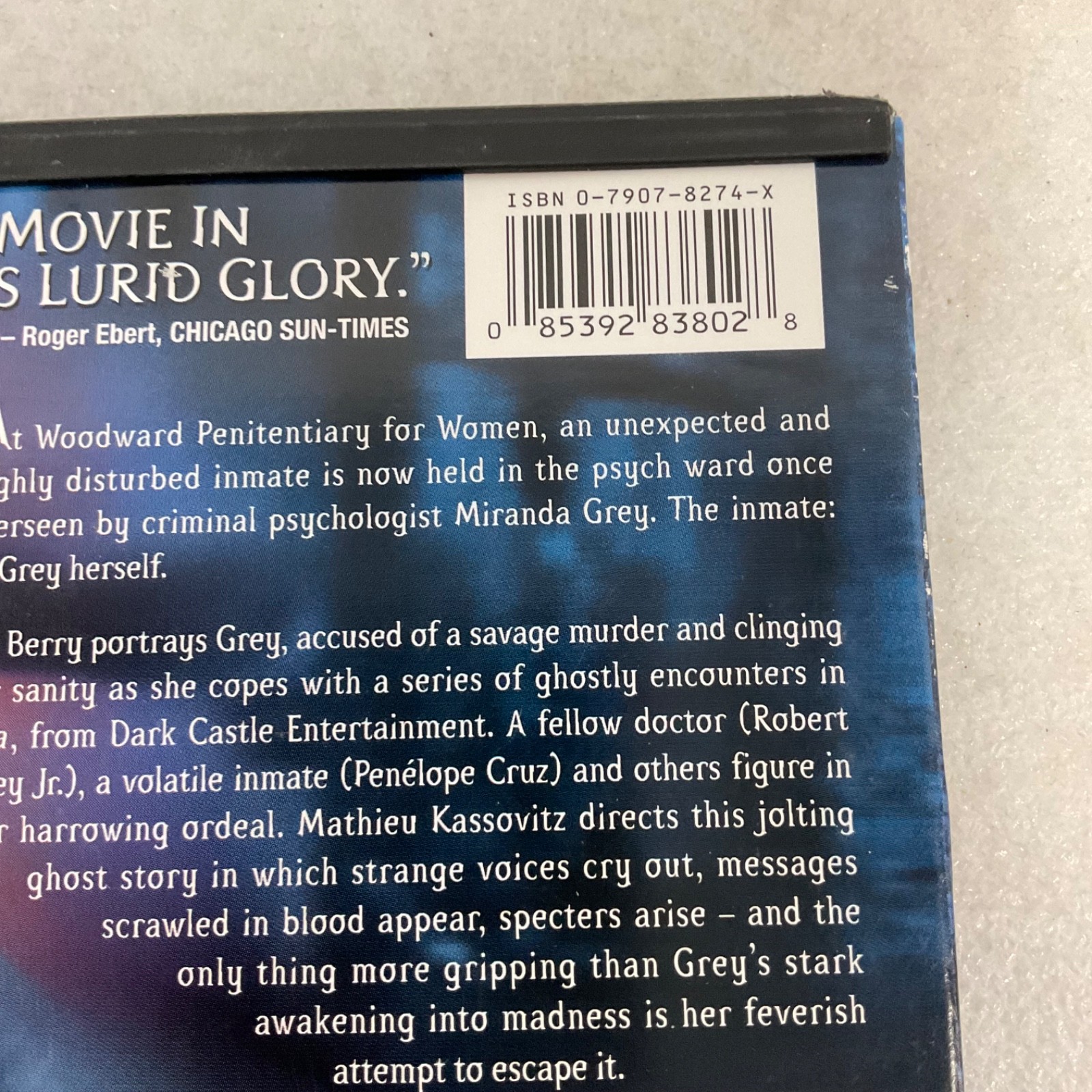 Gothika DVD Widescreen Edition Halle Berry Robert Downey Jr Penelope Cruz - Image 3