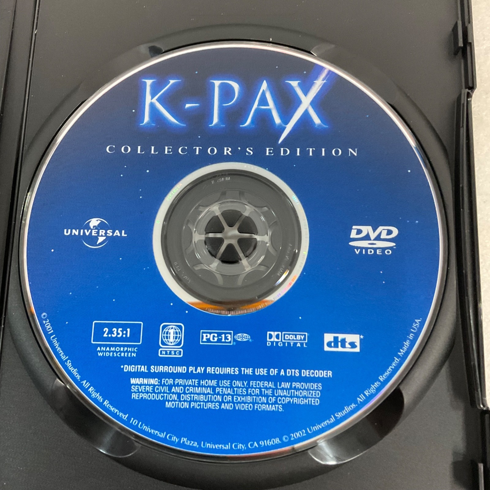 K-PAX DVD Collector's Edition Widescreen Kevin Spacey Jeff Bridges - Image 12