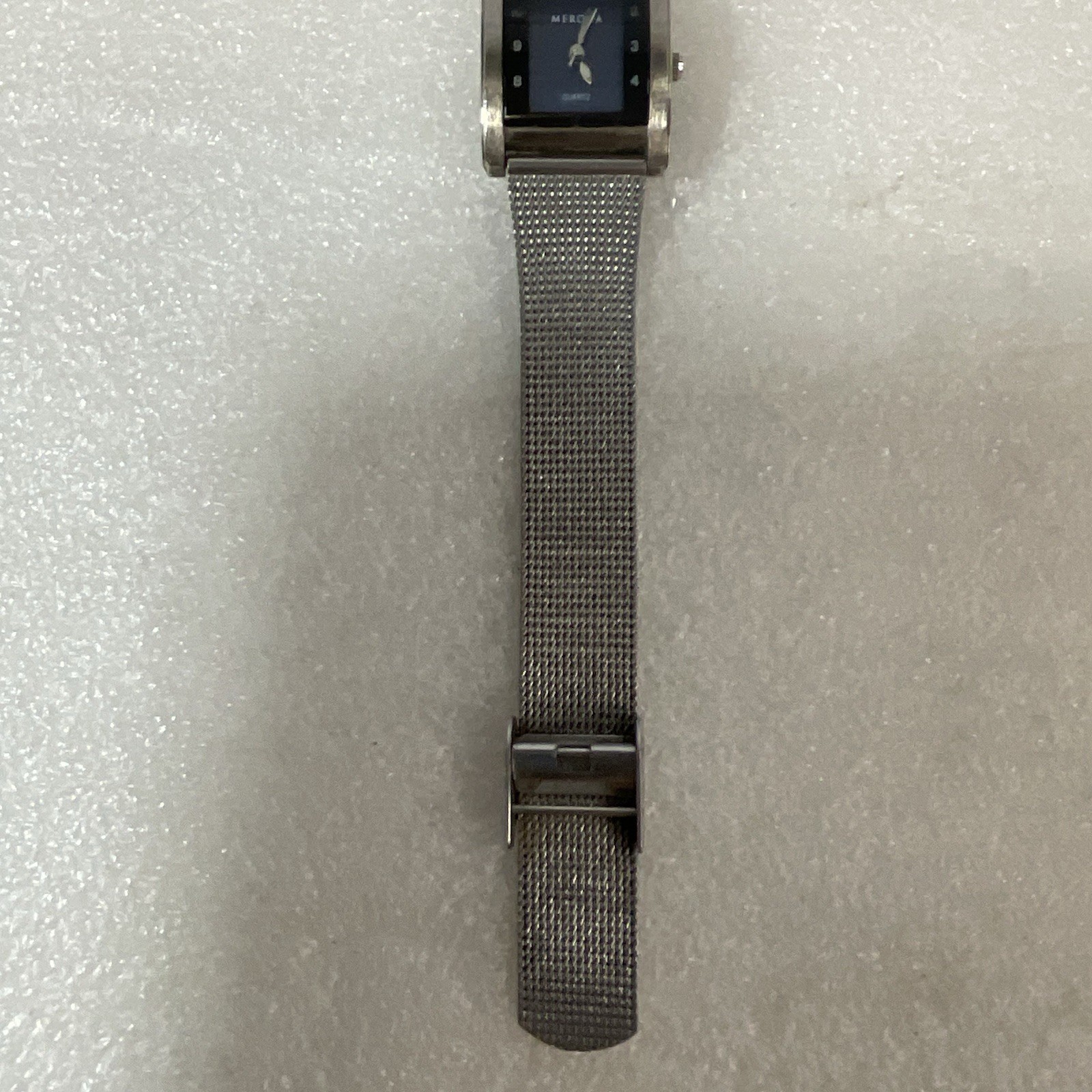 Merona Quartz Watch M2455QB Analog Hands Semi Circle Rectangular Case - Image 16