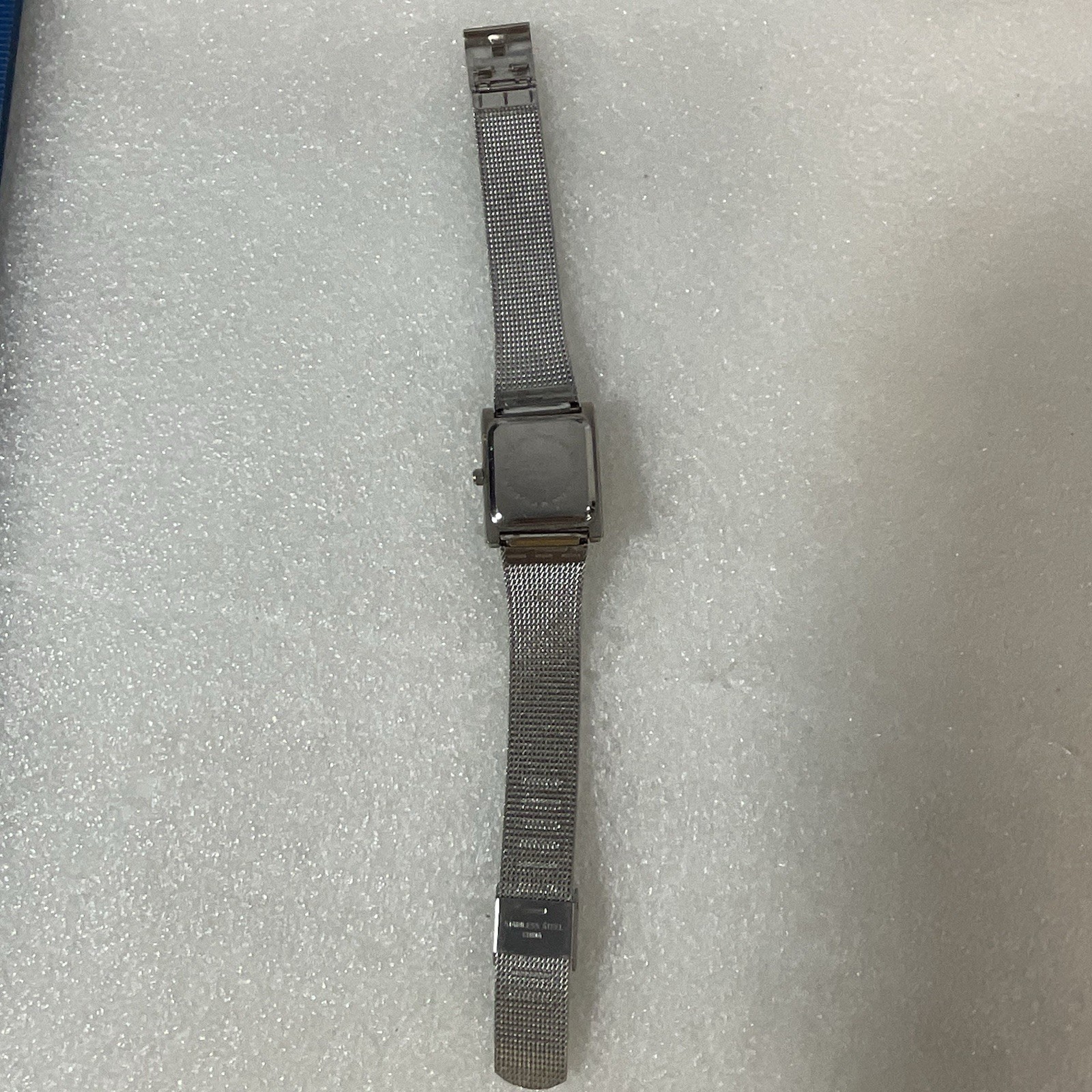 Merona Quartz Watch M2455QB Analog Hands Semi Circle Rectangular Case - Image 14