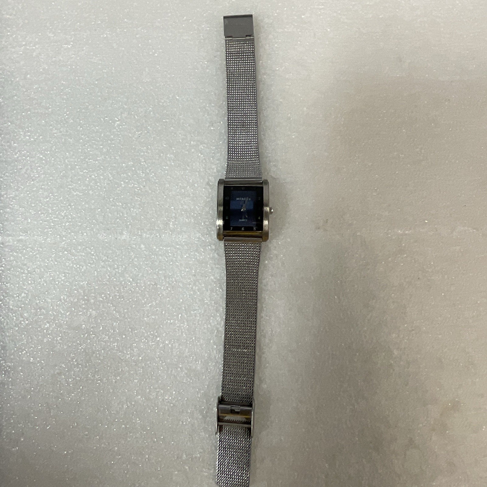 Merona Quartz Watch M2455QB Analog Hands Semi Circle Rectangular Case - Image 18