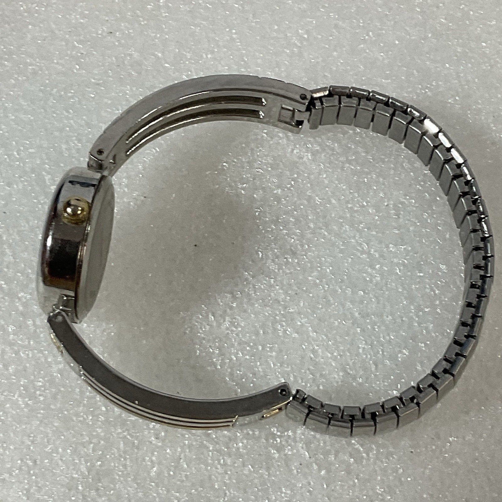 Geneva Women’s Watch Apologies White Face Silver Tone Case & Band B99-06 - Image 8