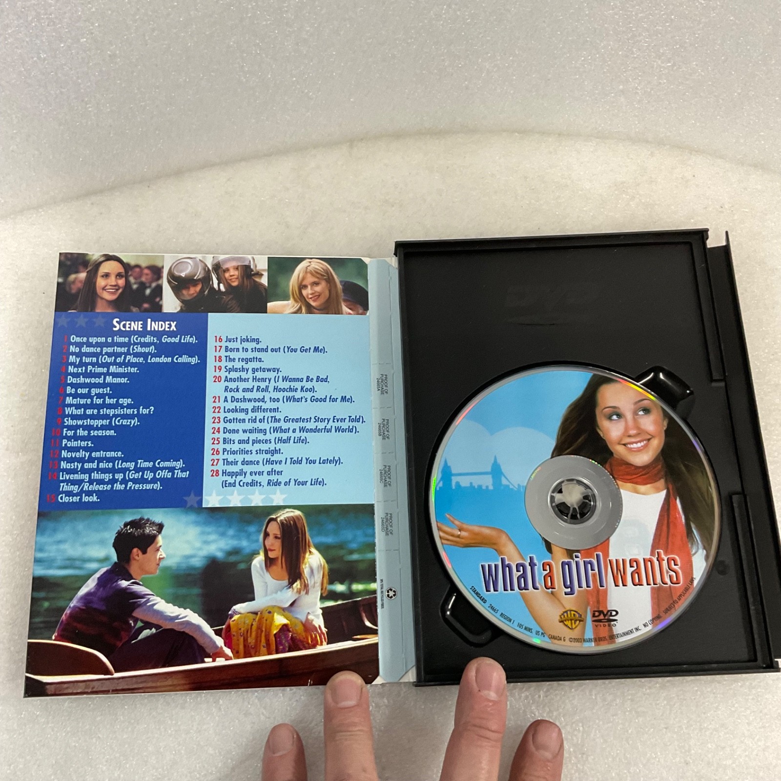 What A Girl Wants DVD Full Screen Amanda Bynes Colin Firth 2003 PG - Image 10
