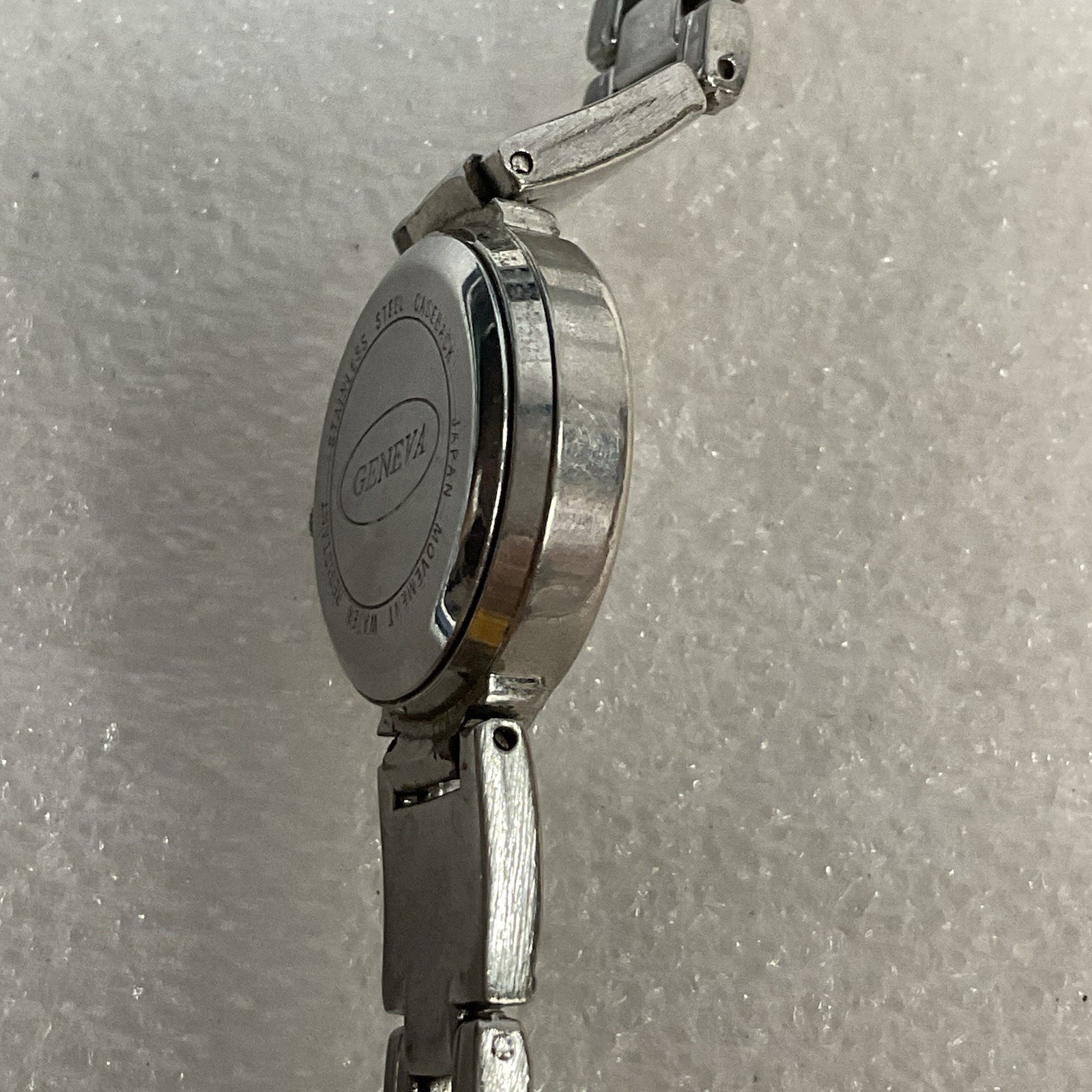 Geneva Watch Womens Metal Band White Dial Silver Color - Image 13