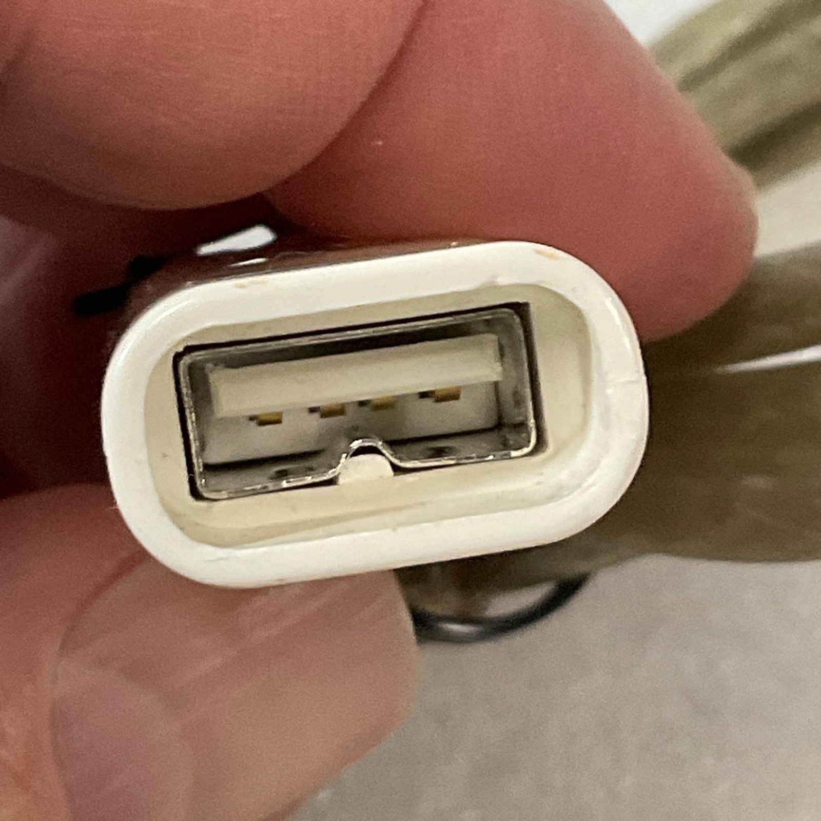 USB A Male to USB A Female Extension Cable Translucent Beige 40 in - Image 4